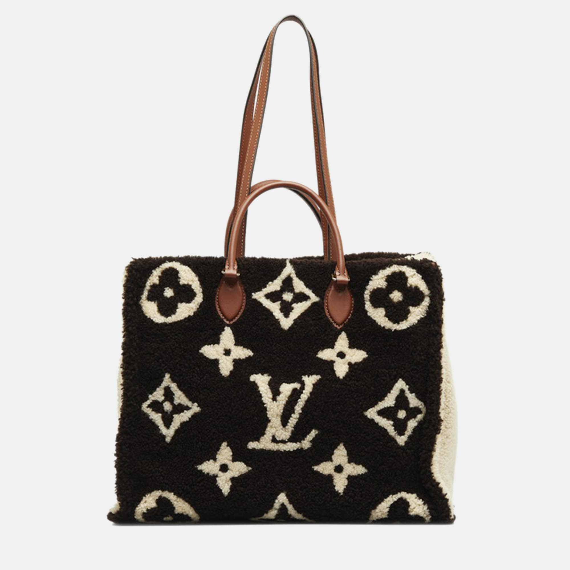 

Louis Vuitton Brown Monogram Teddy OnTheGo GM Tote Bag