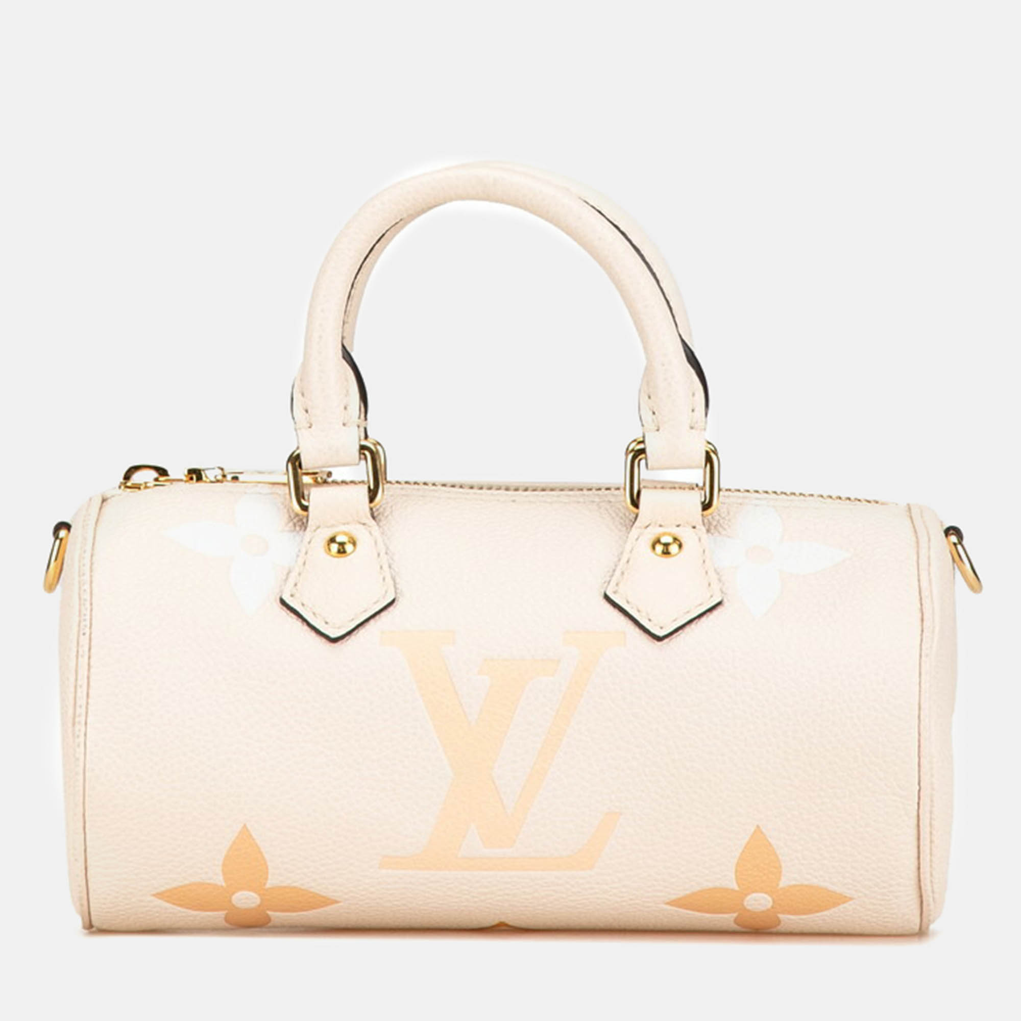 

Louis Vuitton Yellow Leather Papillon BB Handbag