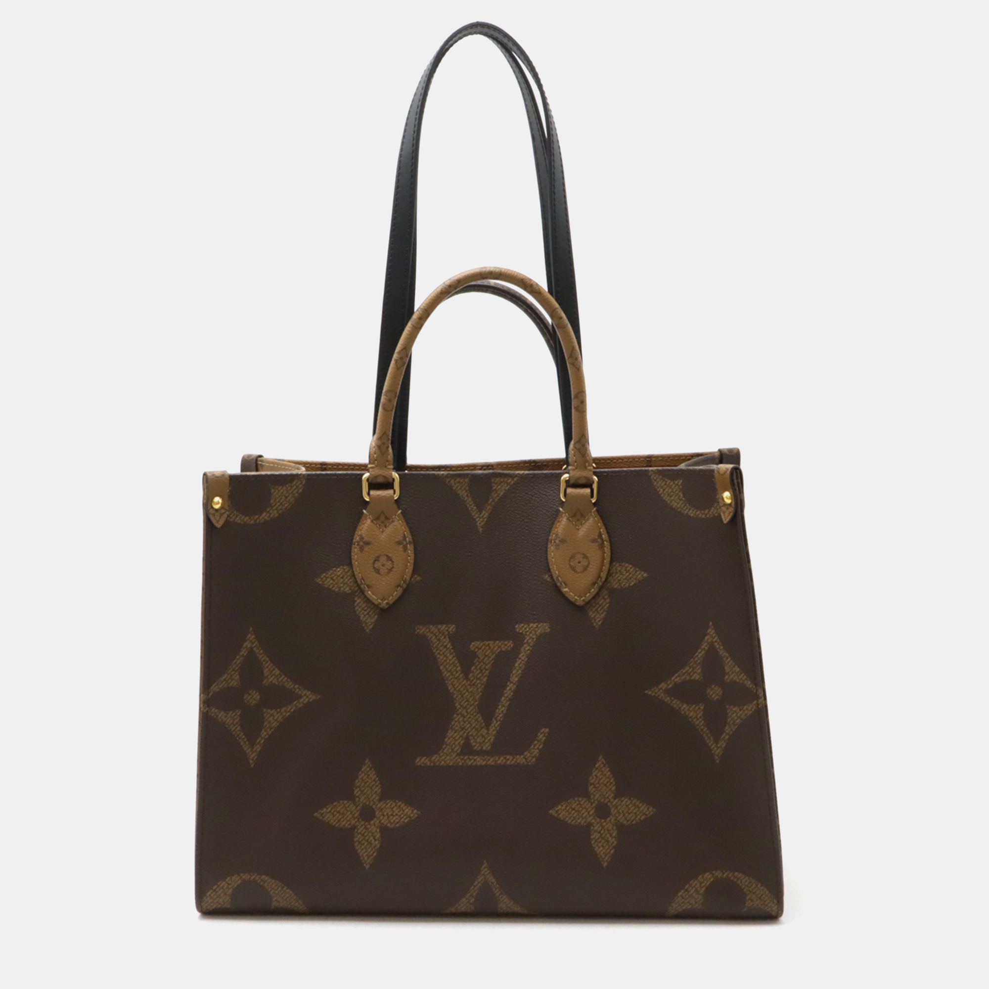 

Louis Vuitton Canvas Monogram Giant OnTheGo MM Tote Bag, Brown