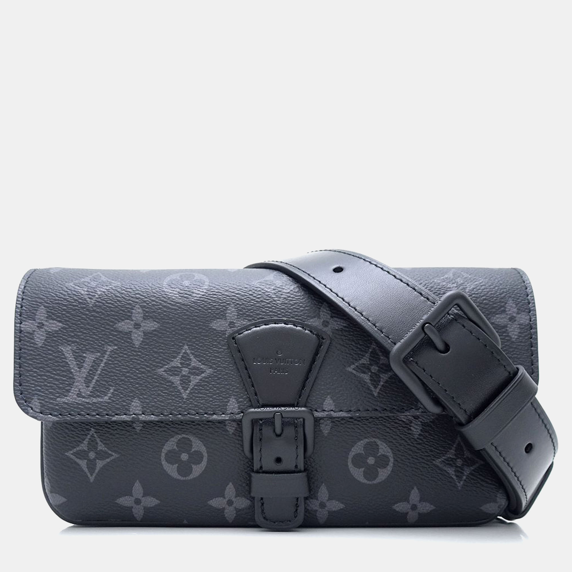 

Louis Vuitton Black Monogram Eclipse Canvas Wearable Wallet