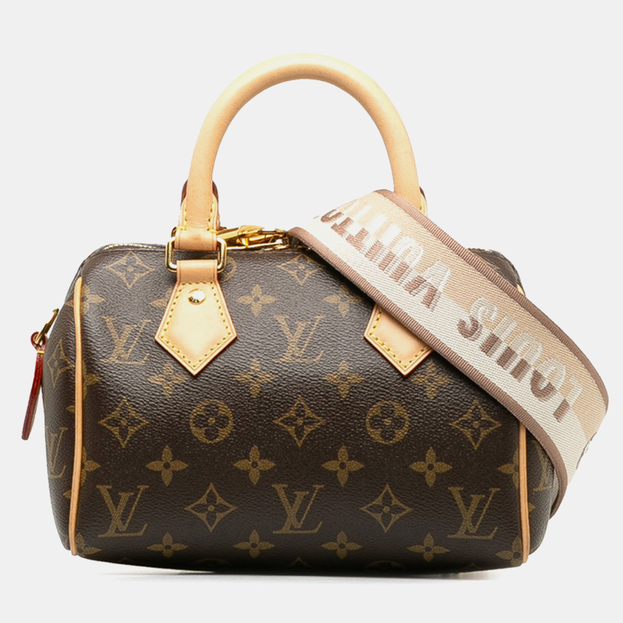 

Louis Vuitton Brown Canvas Monogram Speedy 20 Shoulder Bag