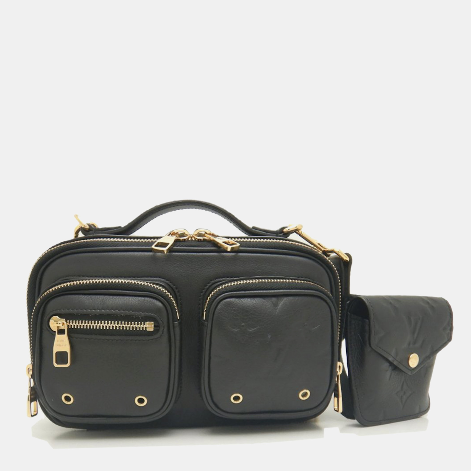 

Louis Vuitton Black Leather Utility Crossbody Bag