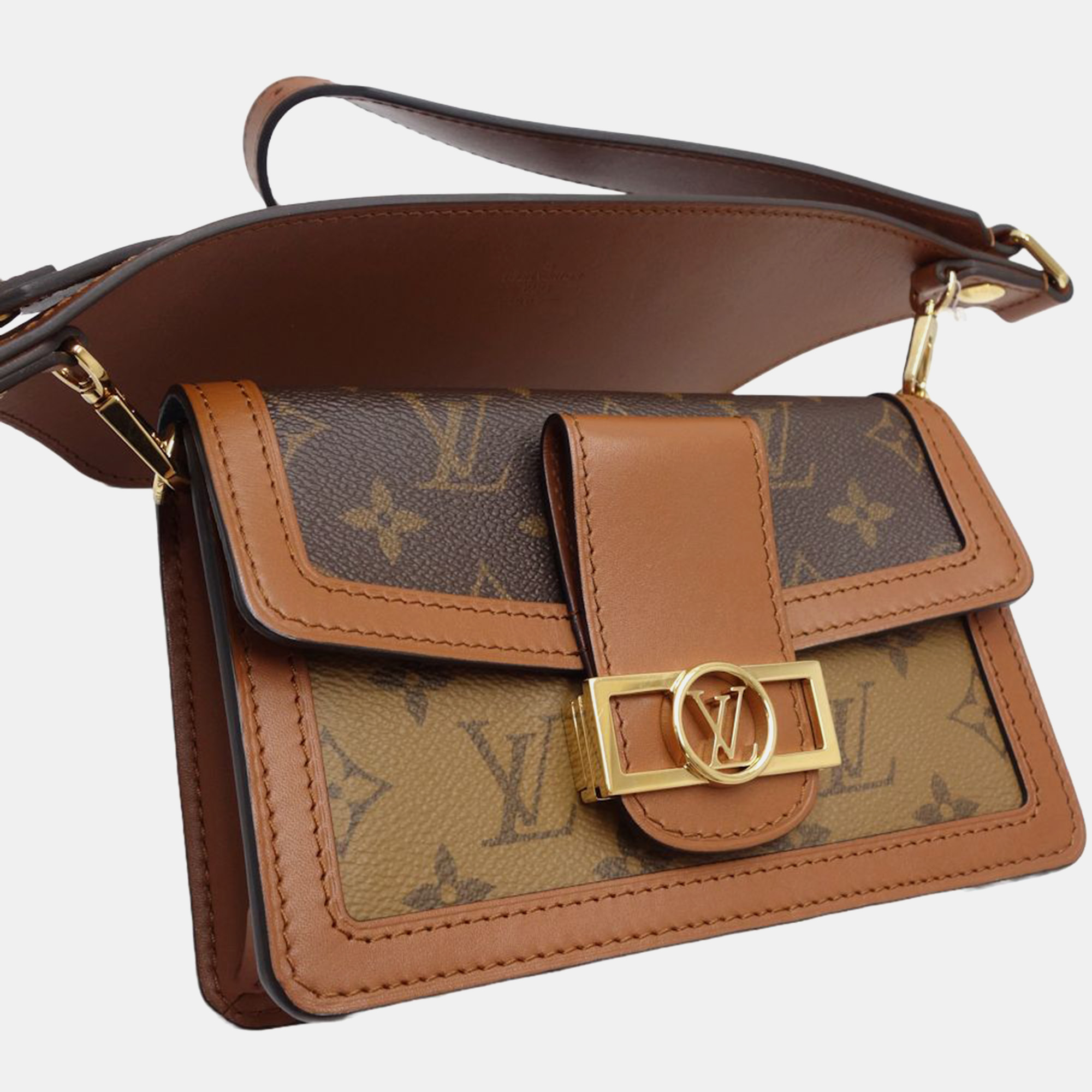 Louis Vuitton Brown Canvas Dauphine Bum Bag 