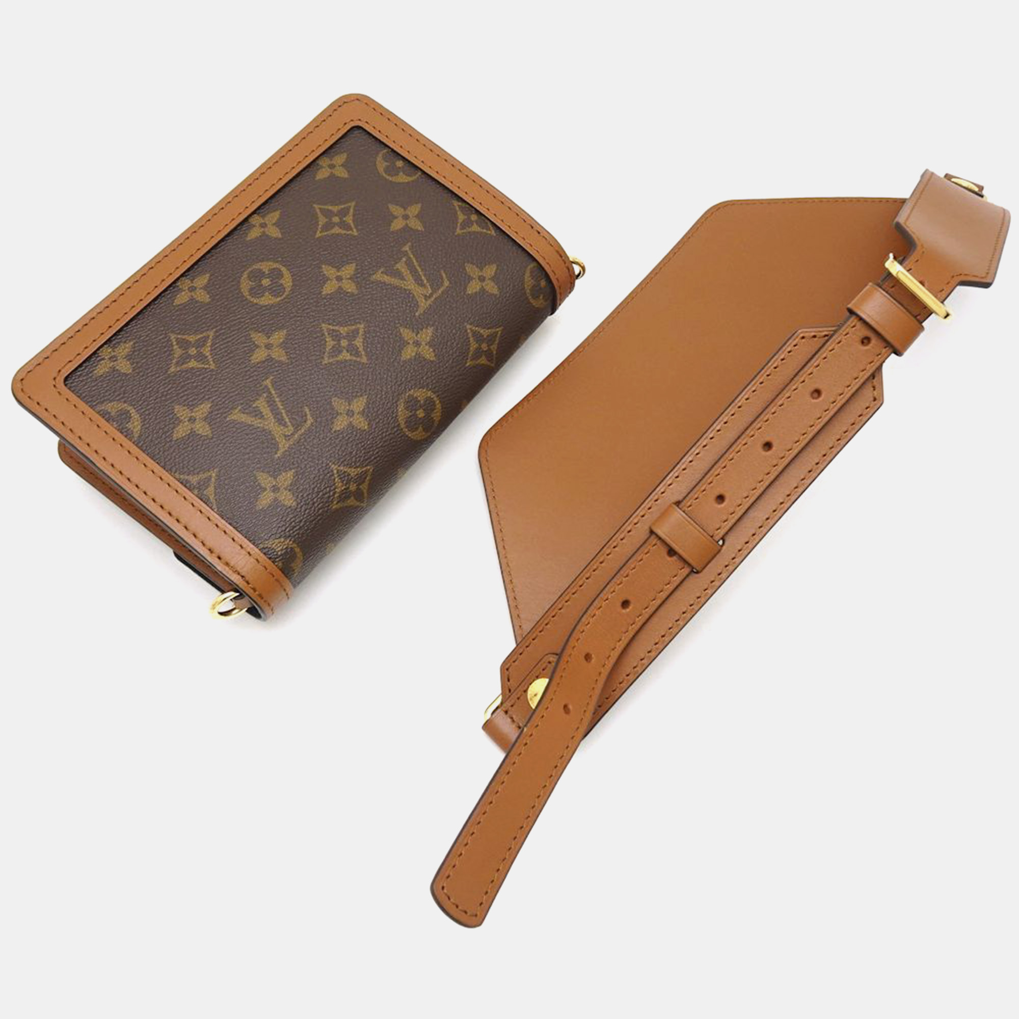 Louis Vuitton Brown Canvas Dauphine Bum Bag 