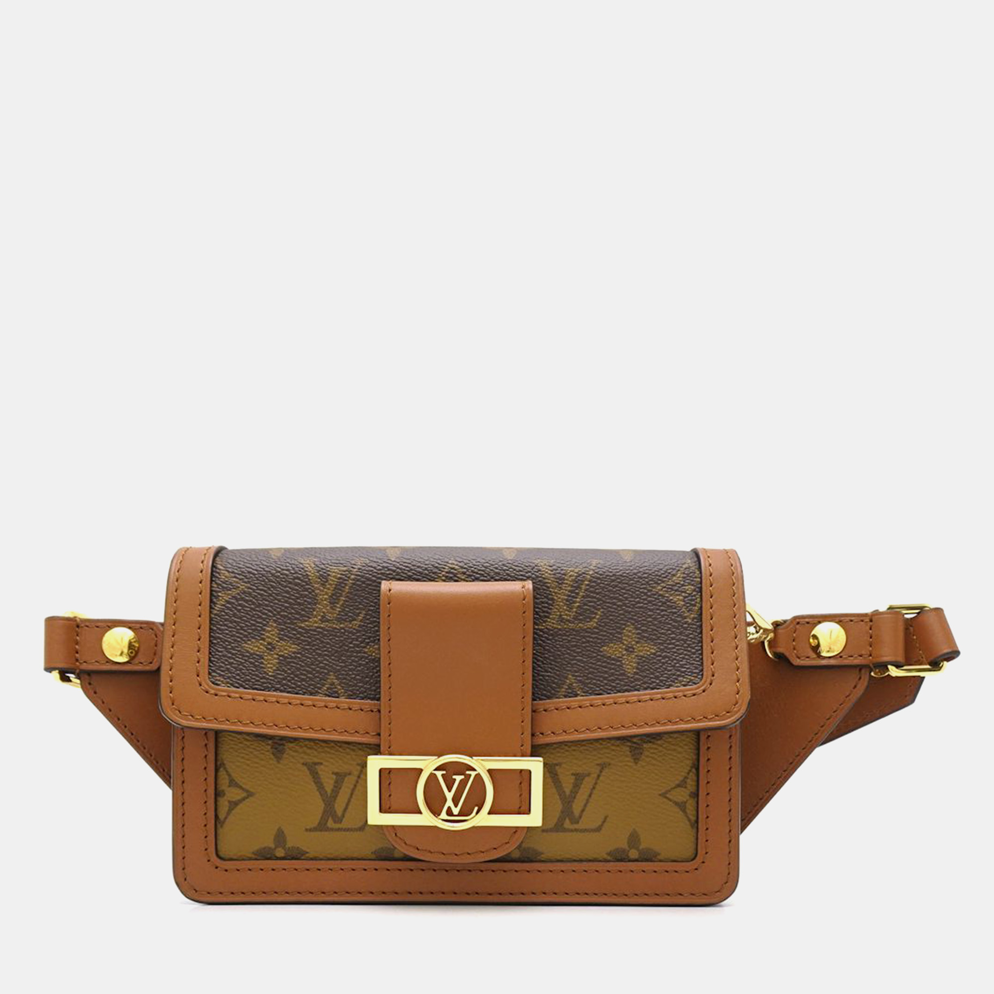 

Louis Vuitton Brown Canvas Dauphine Bum Bag