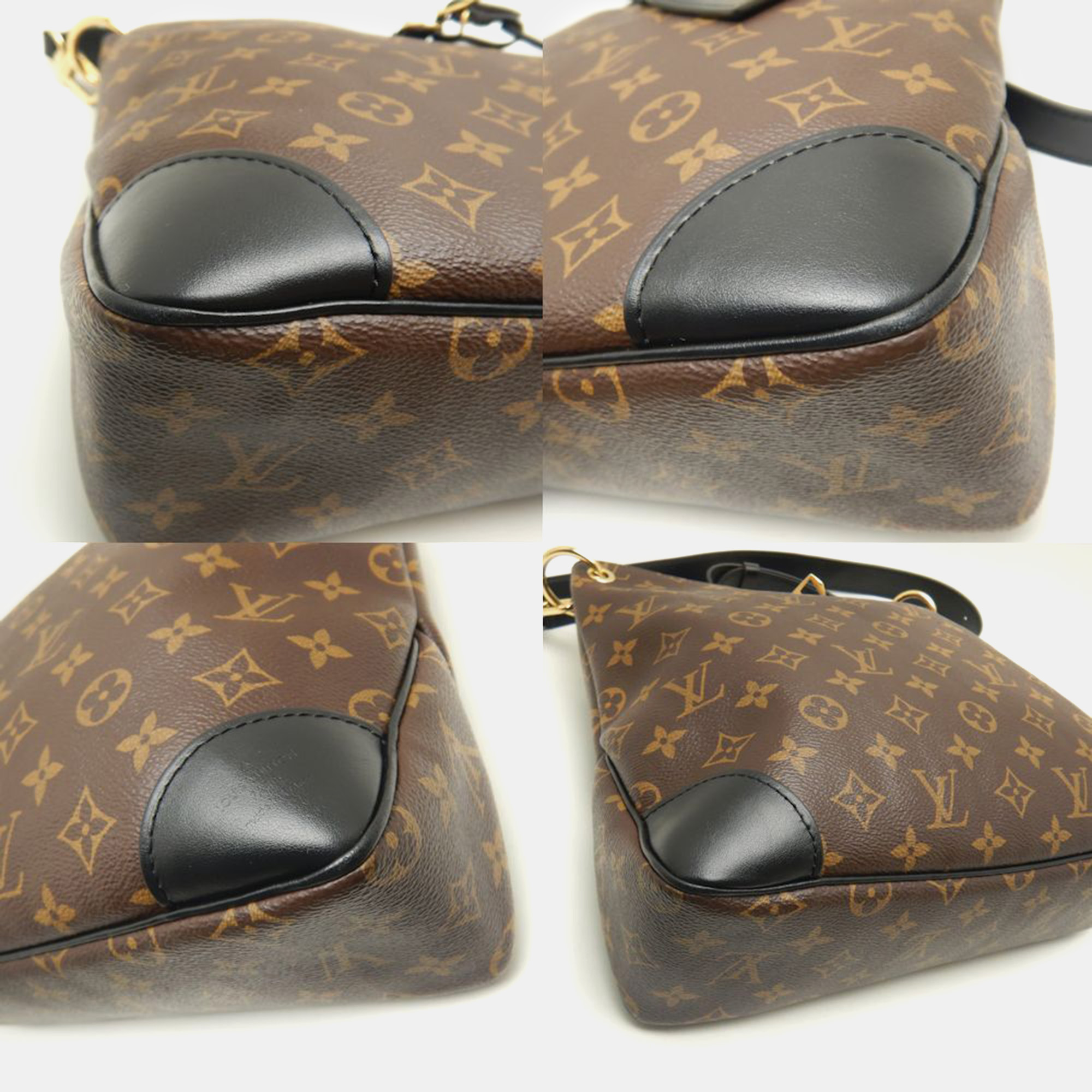 Louis Vuitton Brown Canvas Monogram Odeon Shoulder Bag 
