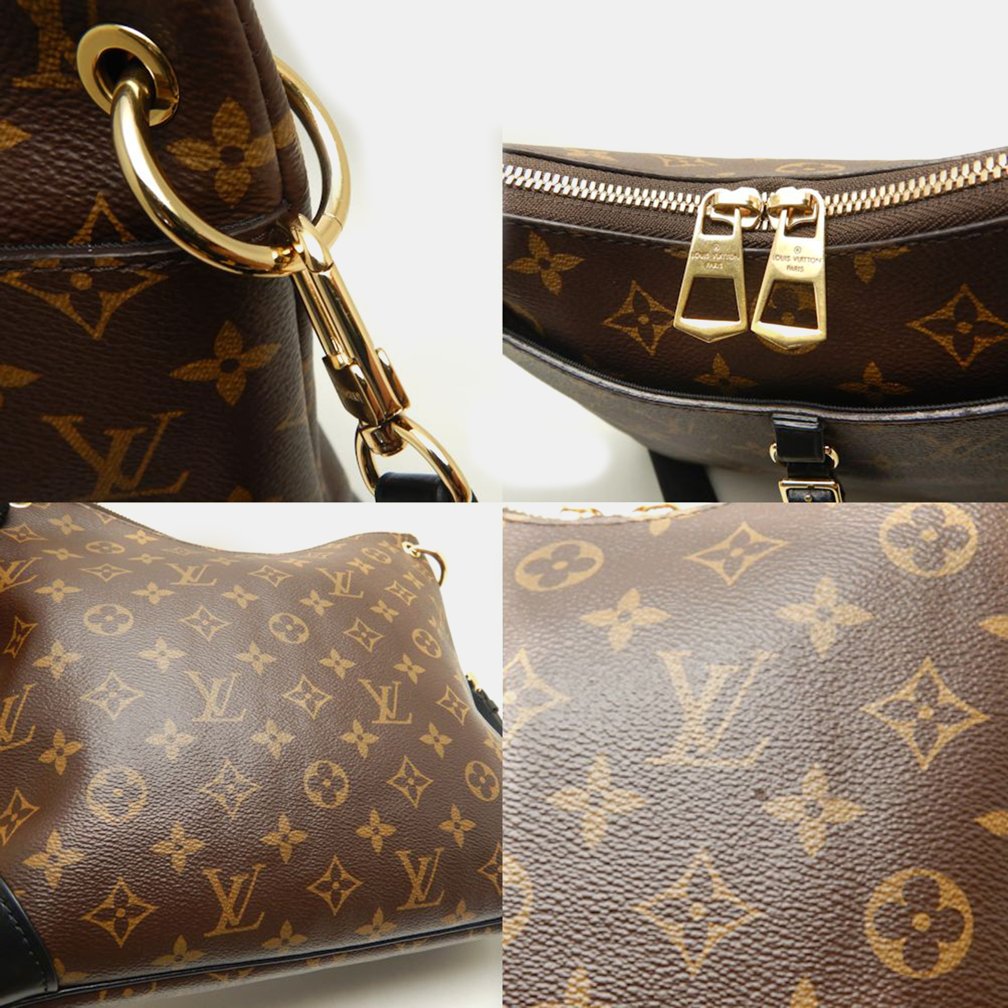 Louis Vuitton Brown Canvas Monogram Odeon Shoulder Bag 