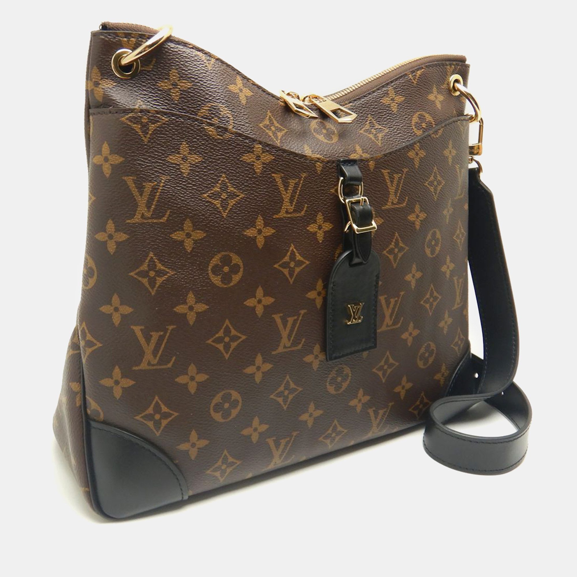 Louis Vuitton Brown Canvas Monogram Odeon Shoulder Bag 