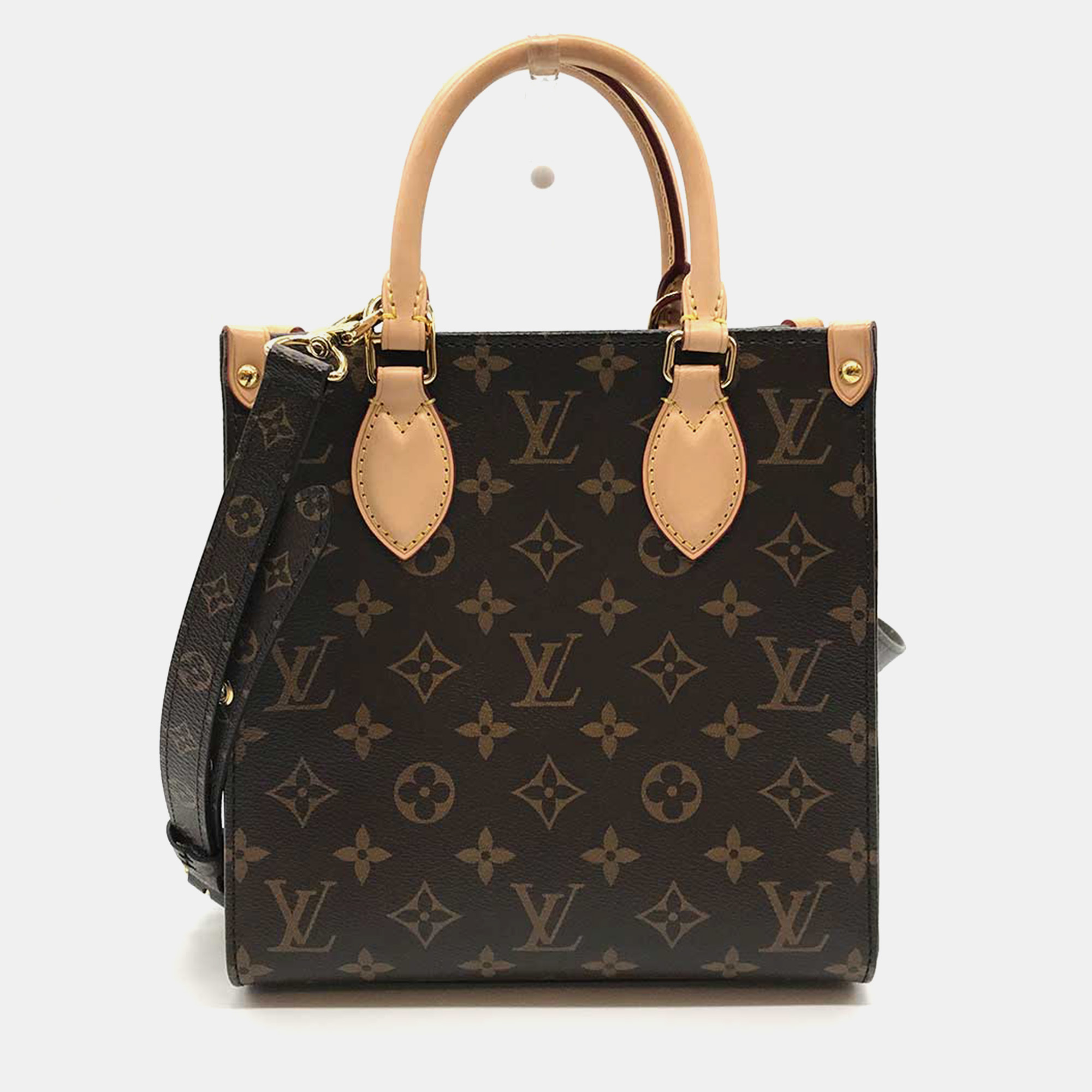 

Louis Vuitton Brown Canvas Monogram Sac Plat BB Handbag