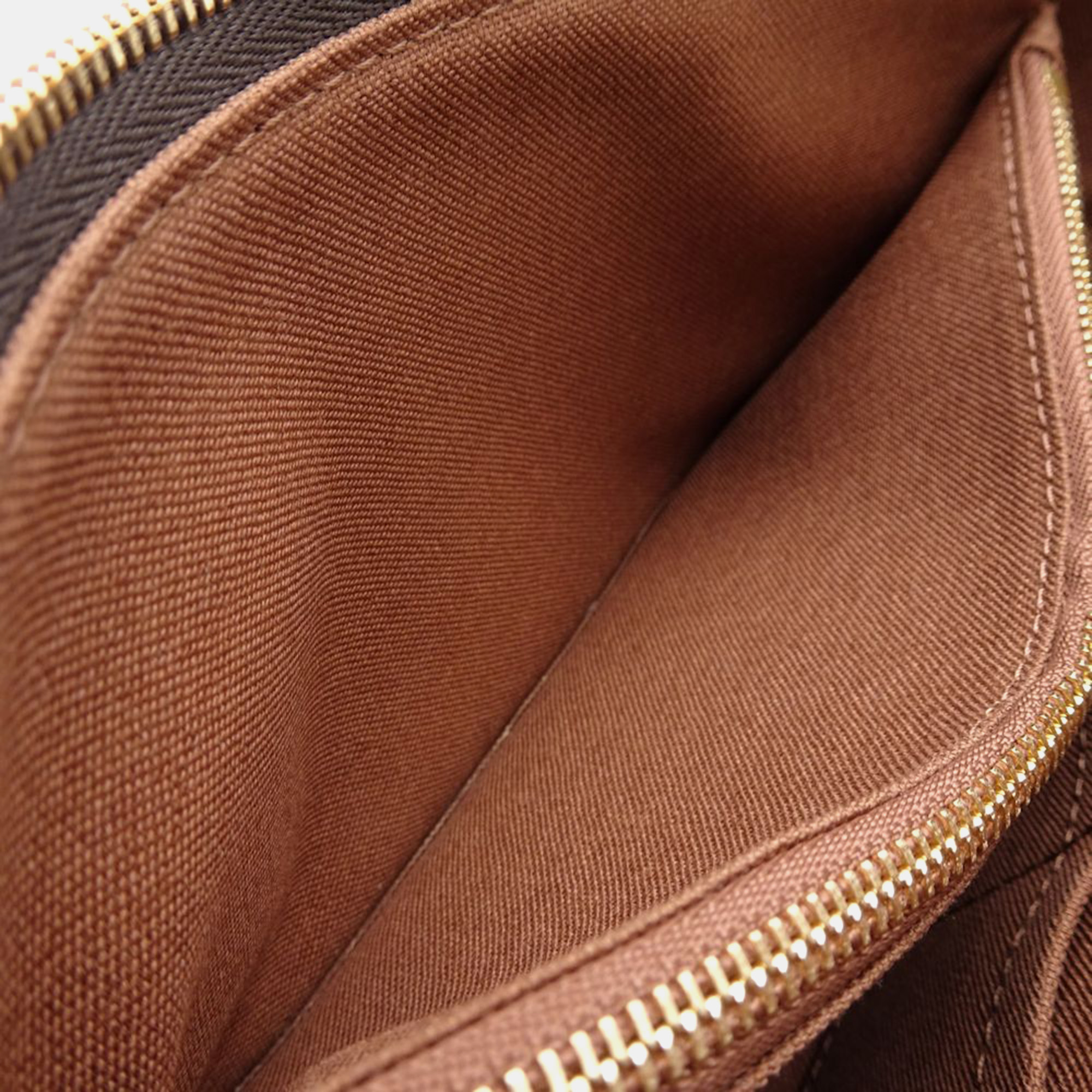 Louis Vuitton Brown Canvas Monogram Pochette Accessoires Handbag 