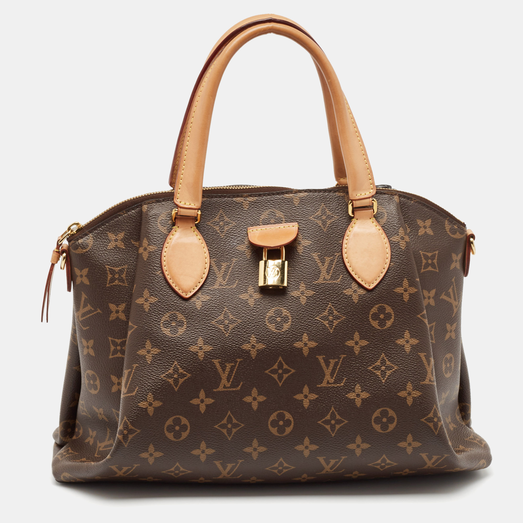 

Louis Vuitton Monogram Canvas Rivoli PM Bag, Brown