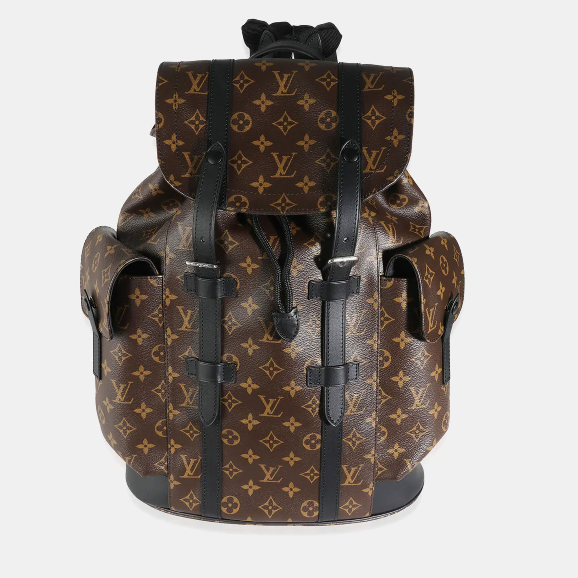 

Louis Vuitton Monogram Macassar Canvas Christopher Backpack MM, Brown