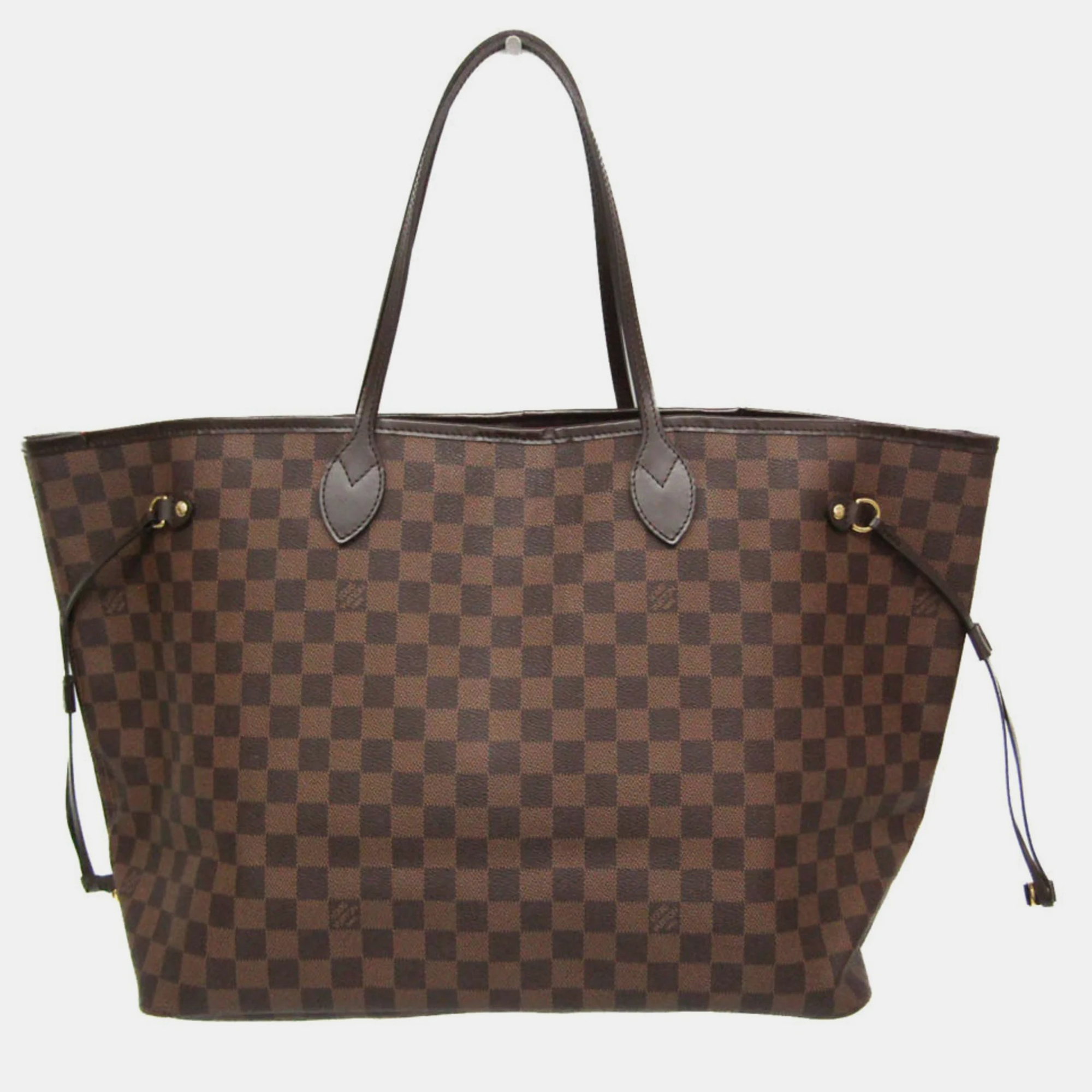 

Louis Vuitton Damier Neverfull Gm Tote Bag Ebene, Brown