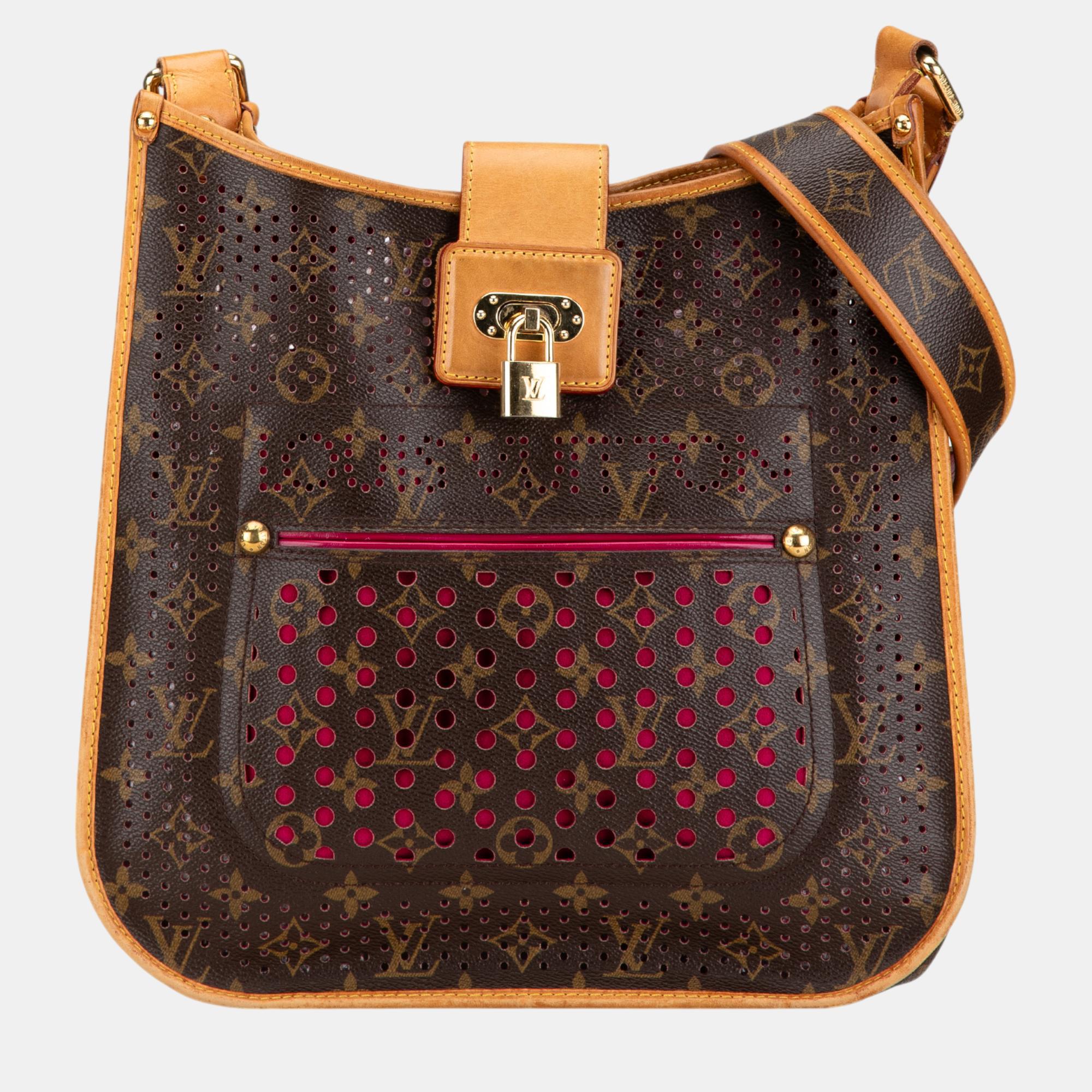 

Louis Vuitton Brown Monogram Musette Perforated