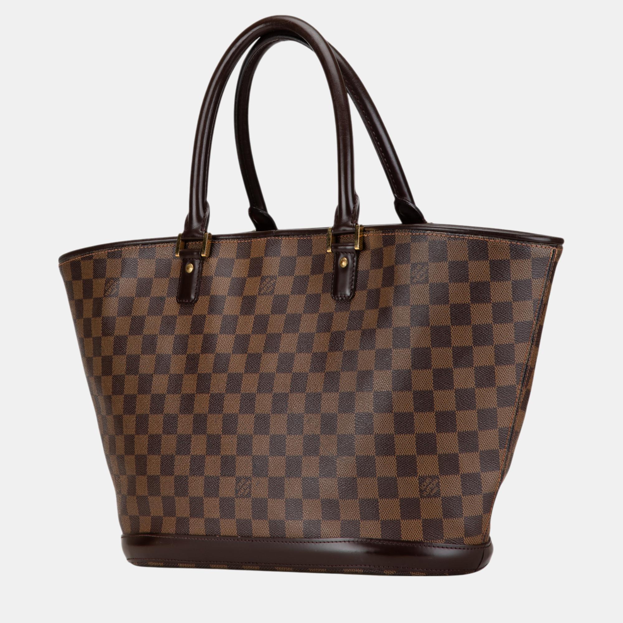 Louis Vuitton Brown Damier Ebene Manosque GM 