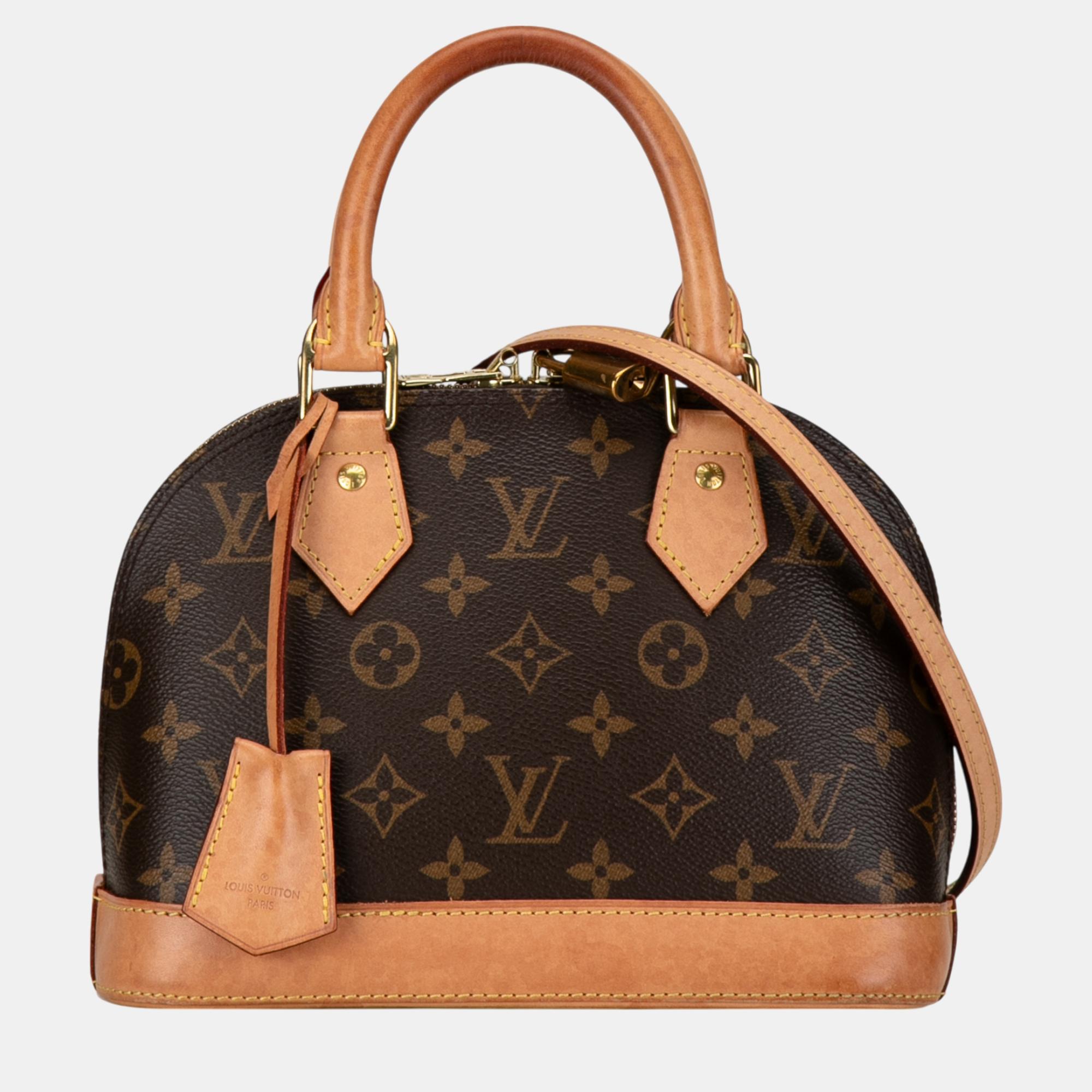 

Louis Vuitton Brown Monogram Alma BB