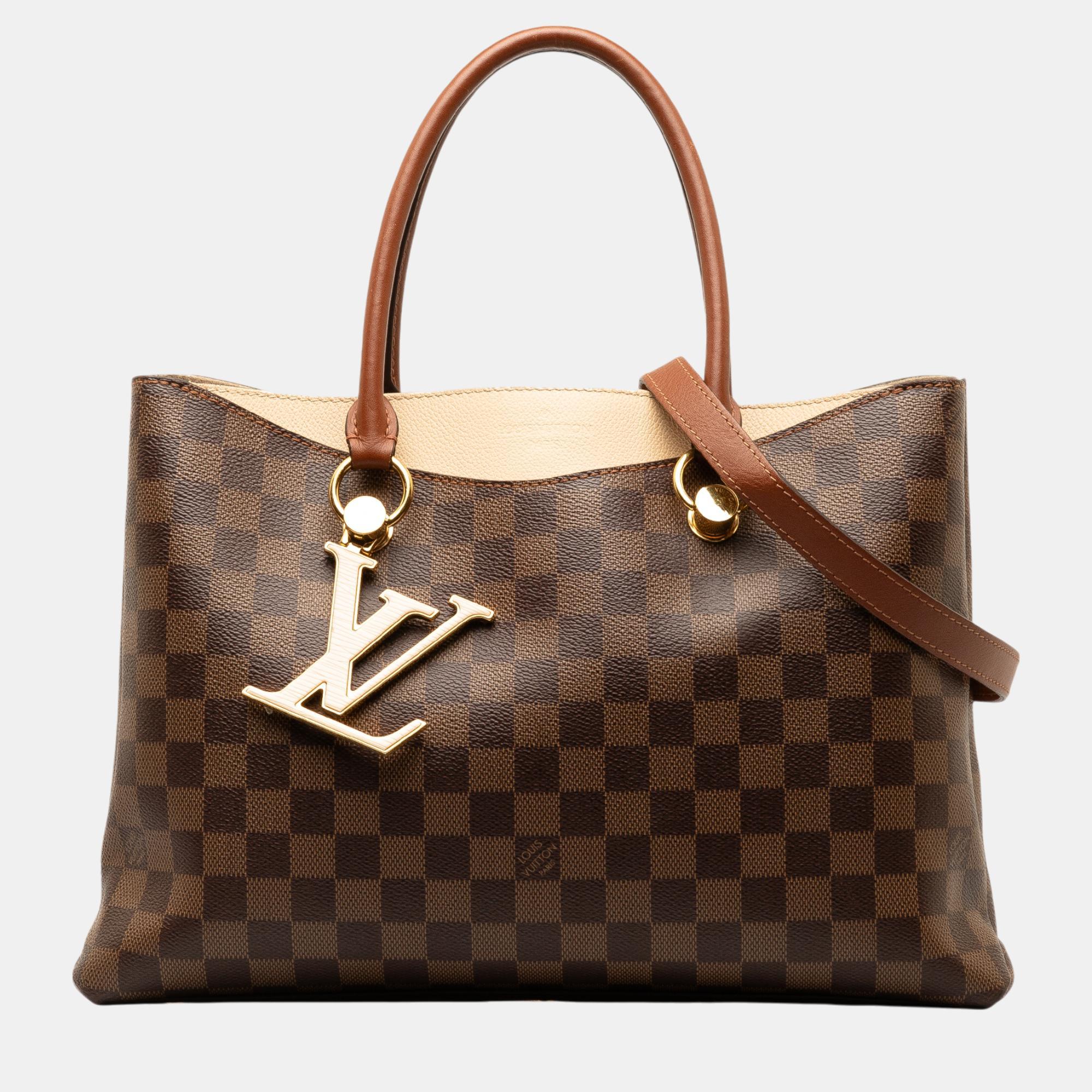 

Louis Vuitton Brown Damier Ebene Riverside