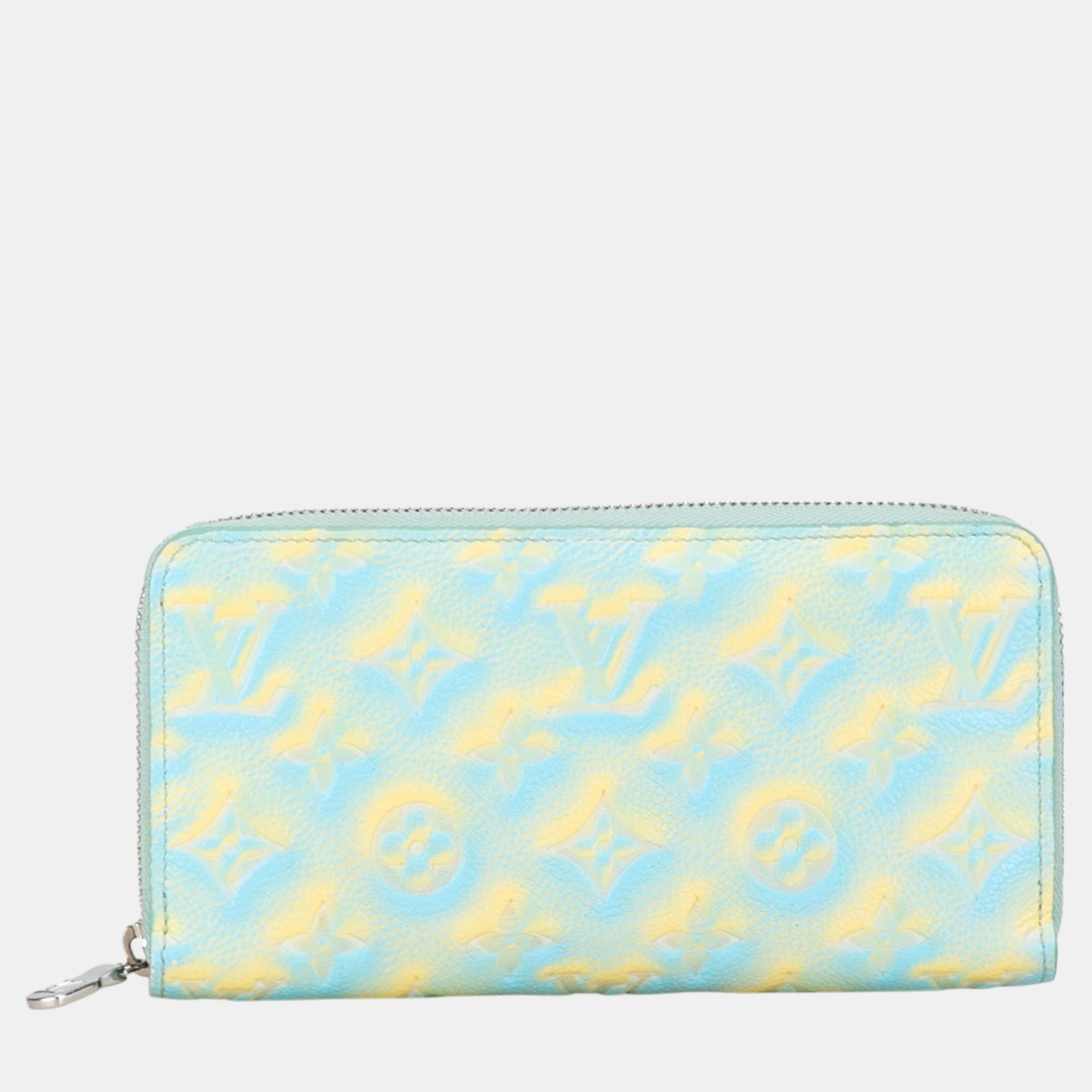 

Louis Vuitton Blue Monogram Empreinte Summer Stardust Zippy Wallet