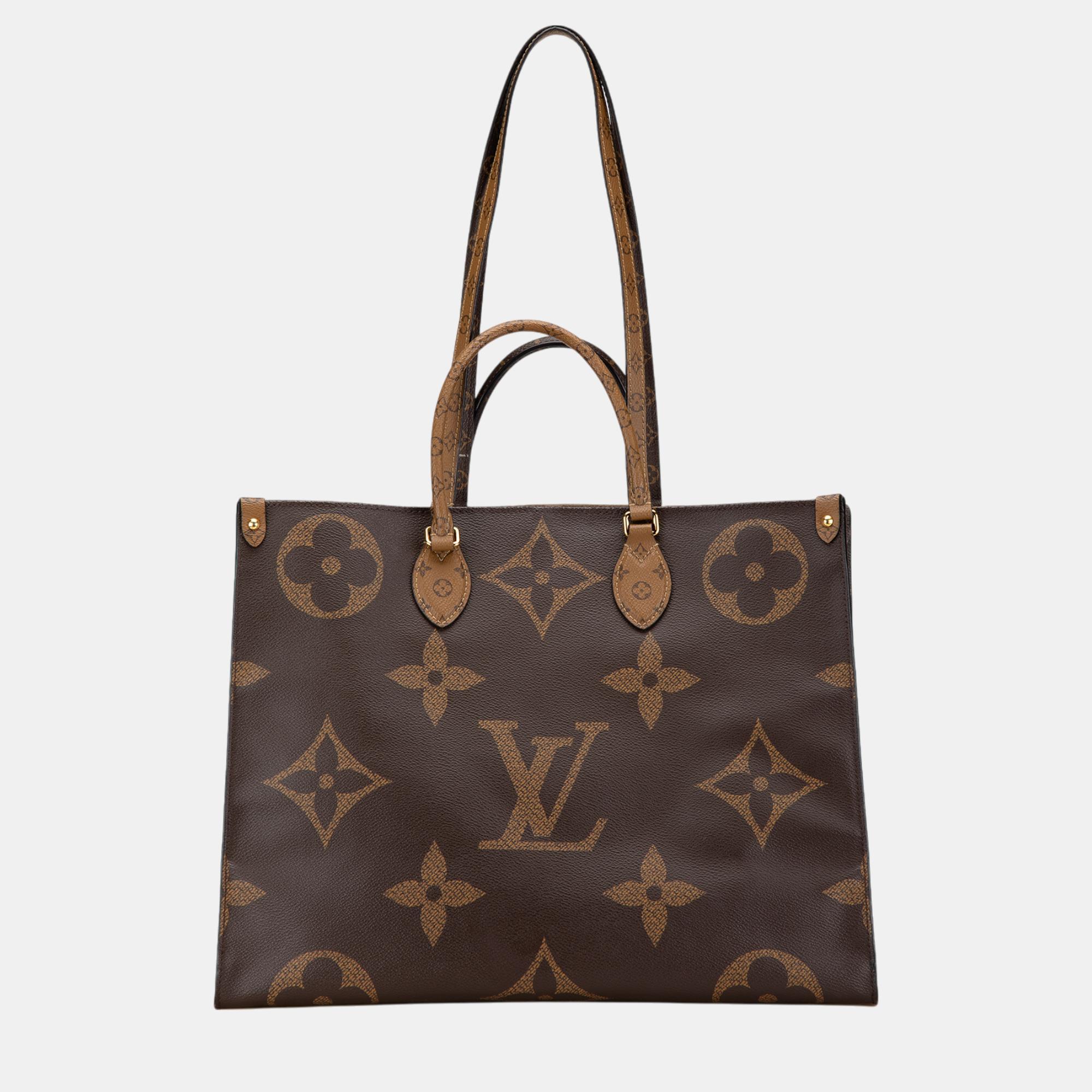 

Louis Vuitton Brown Monogram Reverse Giant OnTheGo GM