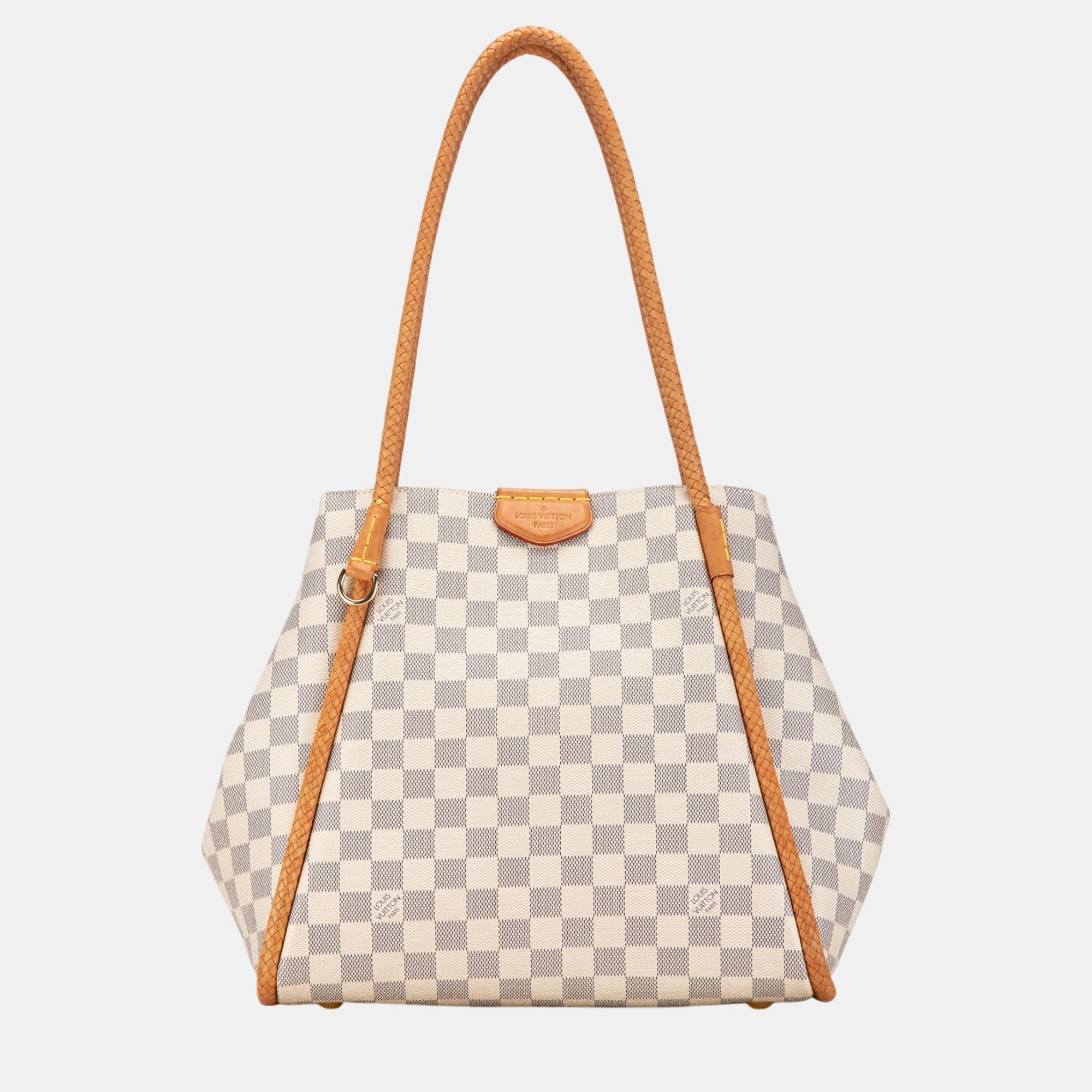 

Louis Vuitton White Damier Azur Propriano