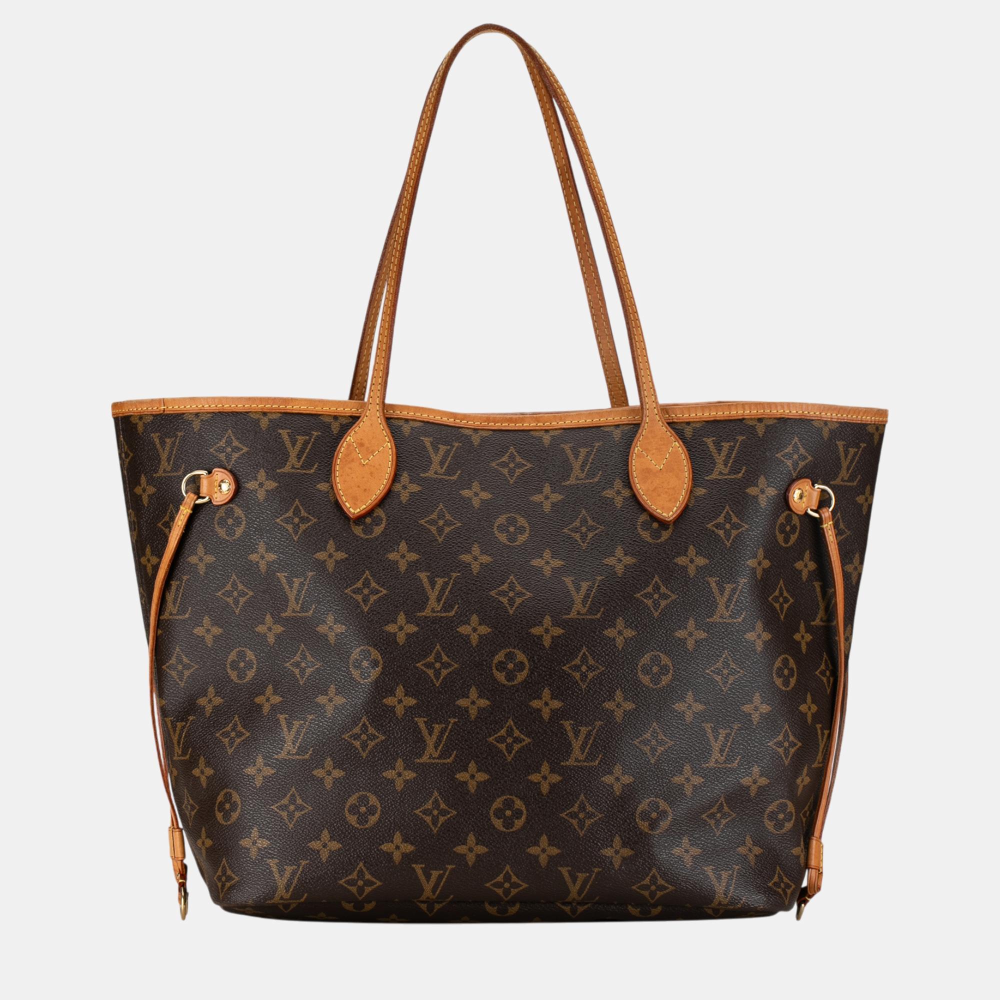 

Louis Vuitton Brown Monogram Neverfull MM