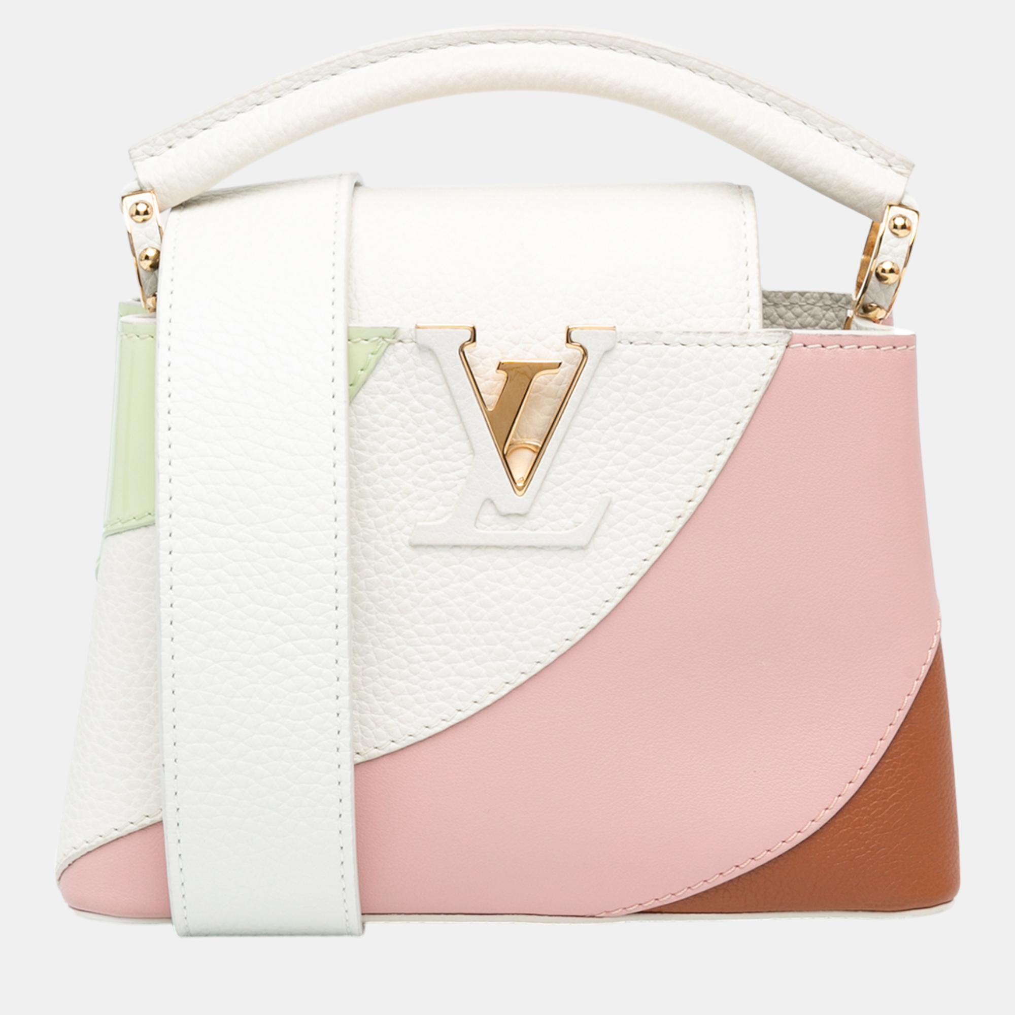 

Louis Vuitton Pink Taurillon Gelato Mini Capucines