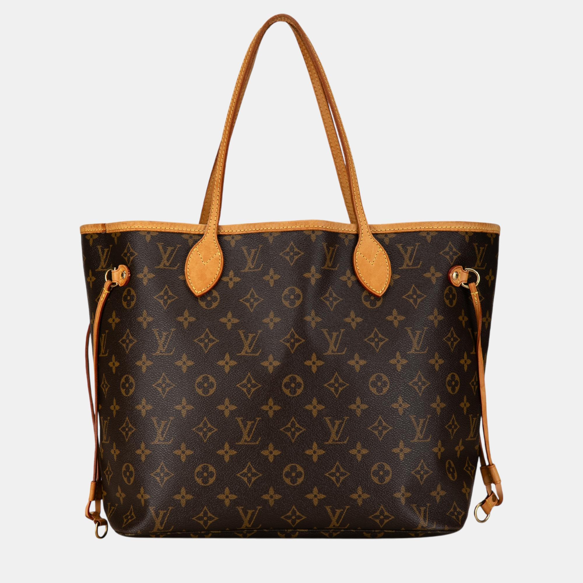 

Louis Vuitton Brown Monogram Neverfull MM