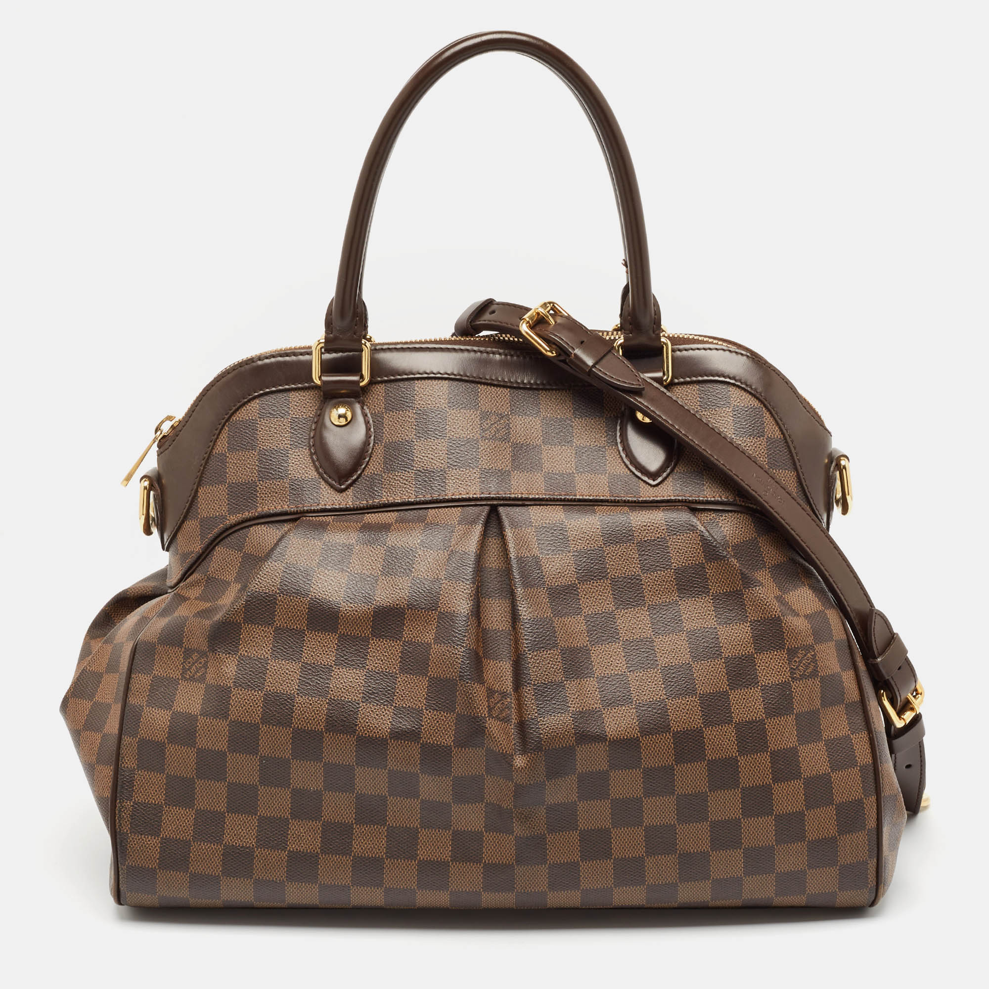 

Louis Vuitton Damier Ebene Canvas Trevi GM Bag, Brown