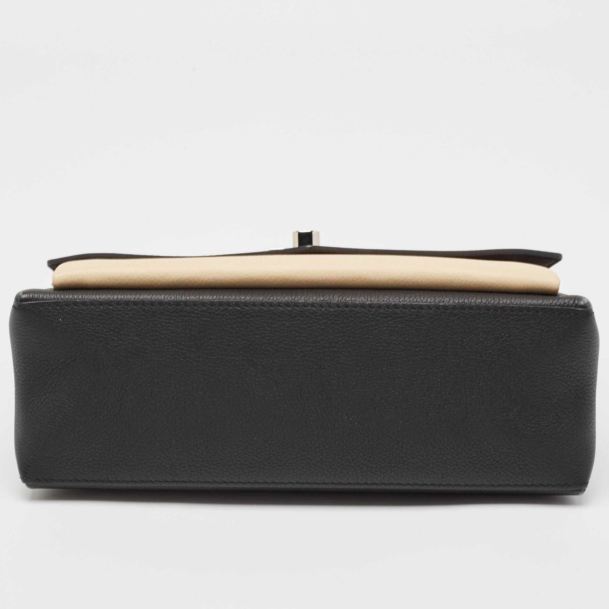Louis Vuitton Black/Cream Leather Mylockme Bag 