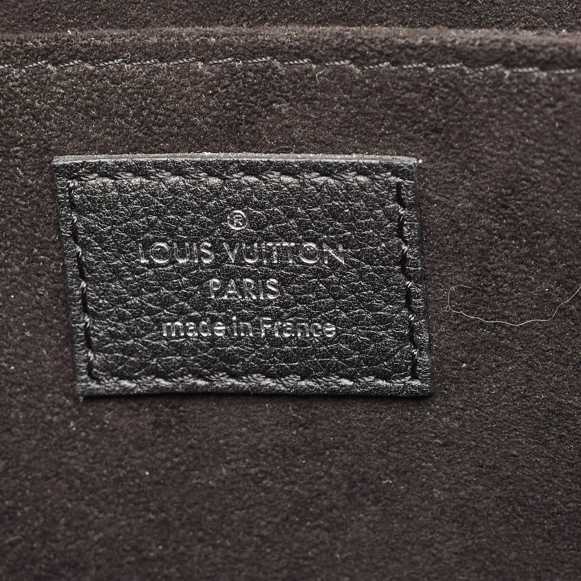 Louis Vuitton Black/Cream Leather Mylockme Bag 