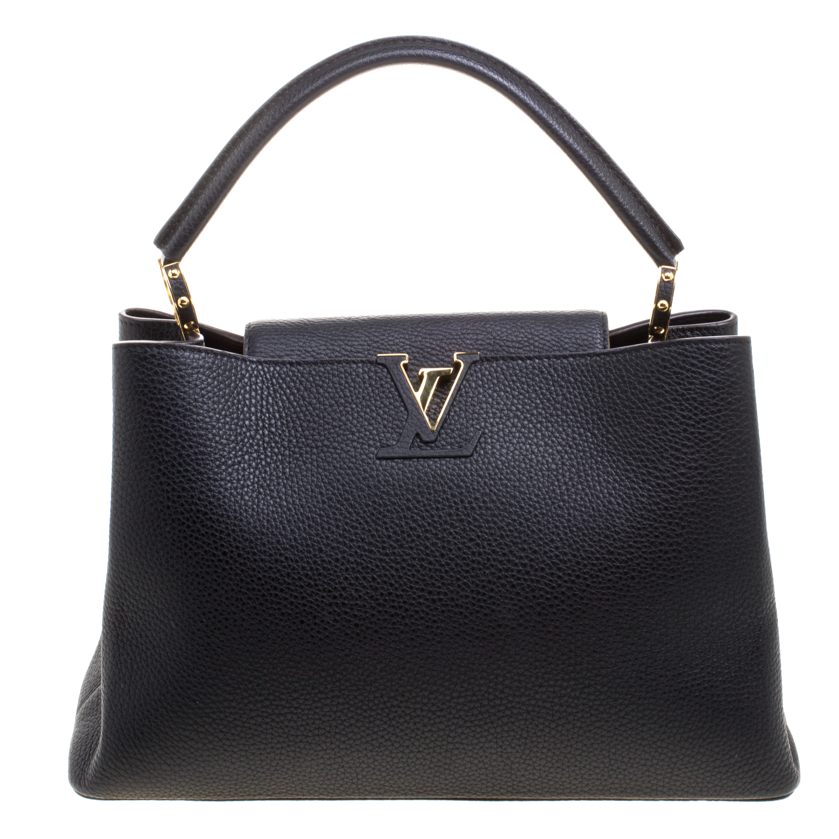 Louis Vuitton Black Taurillon Leather Capucines MM Bag Louis Vuitton | TLC