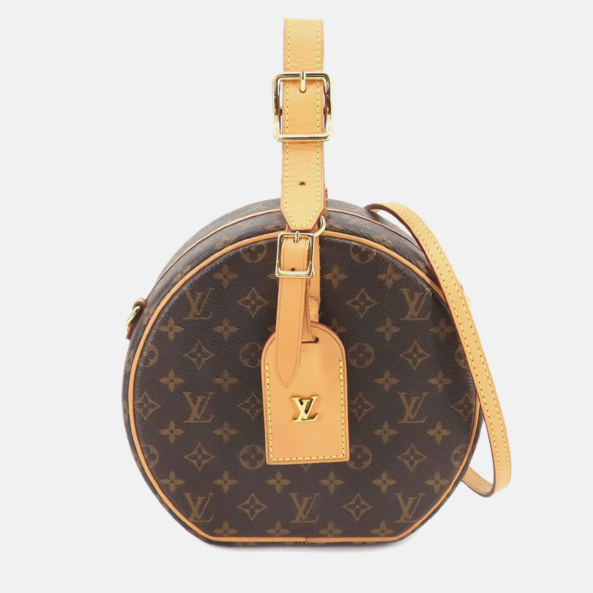 

Louis Vuitton Brown Monogram Petite Boite Chapeau Hand Shoulder Bag