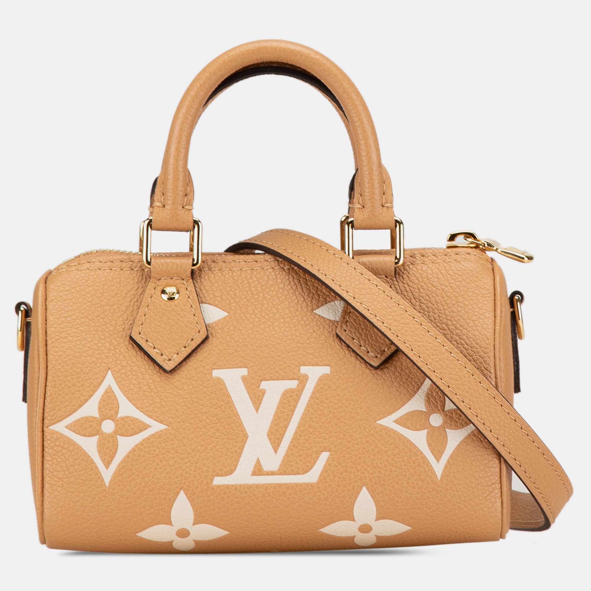 

Louis Vuitton Beige Monogram Empreinte Nano Speedy