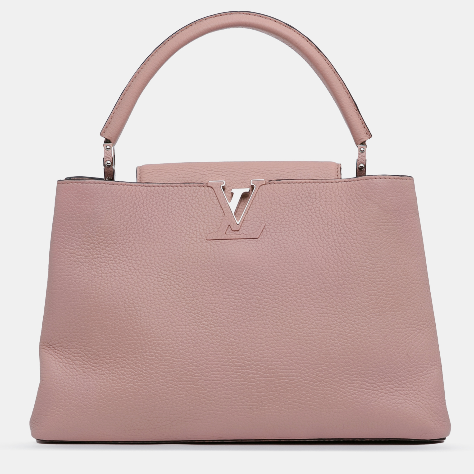 

Louis Vuitton Pink Taurillon Capucines MM