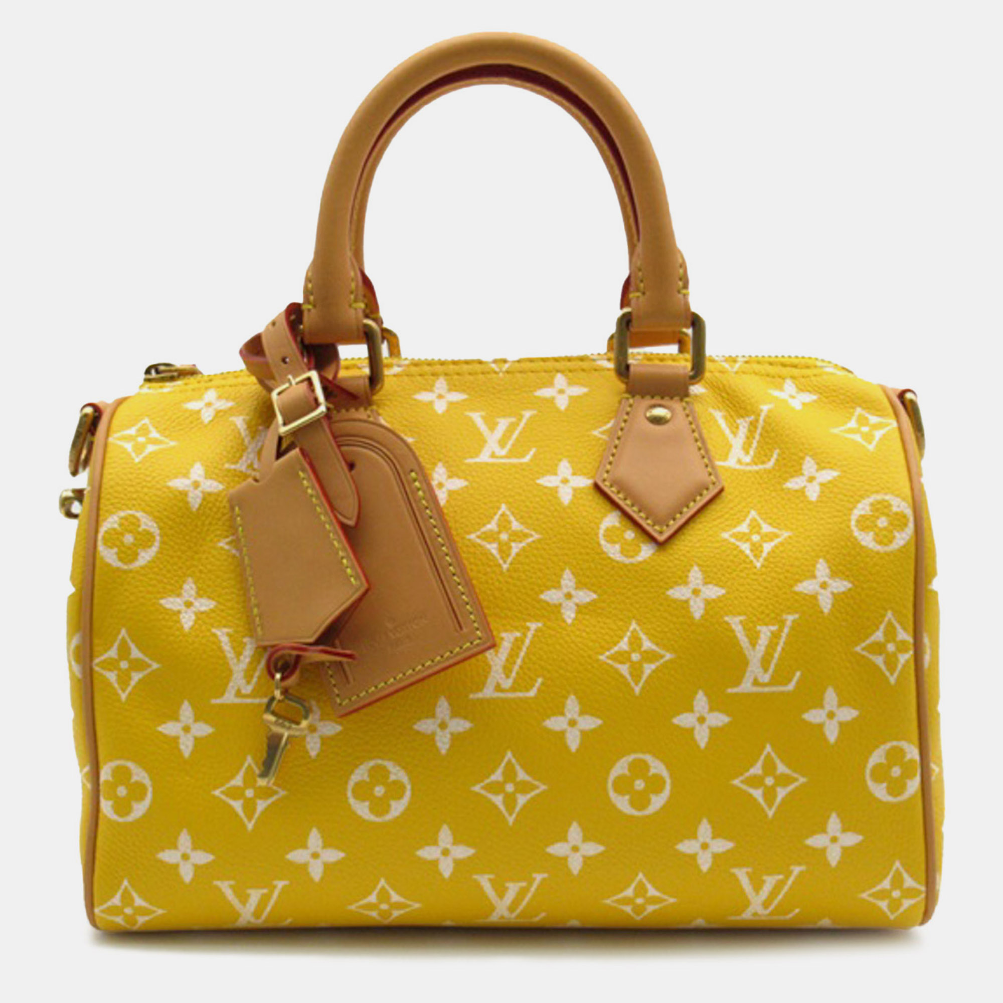 

Louis Vuitton Yellow Monogram Speedy P9 Bandouliere 25