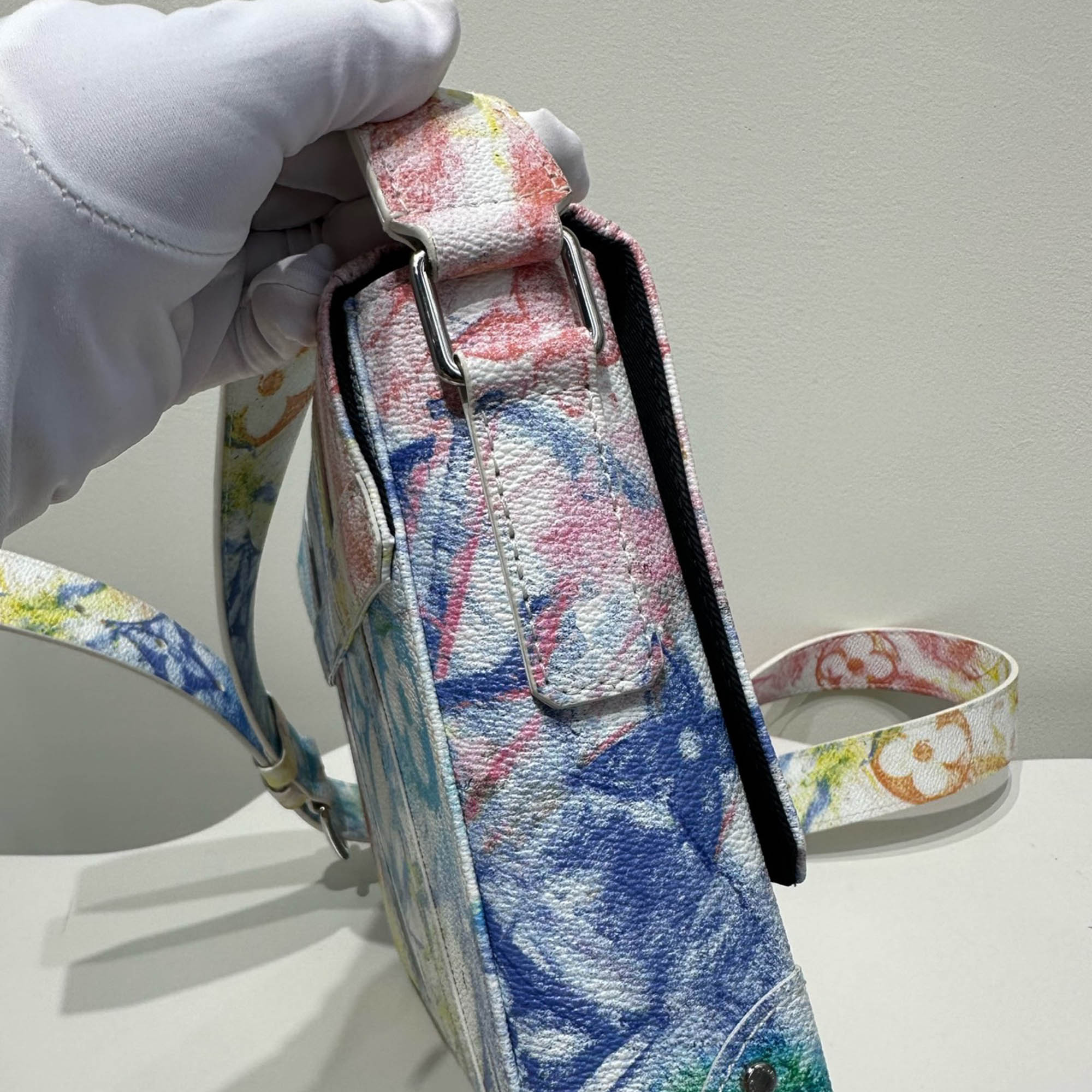 Louis Vuitton Ink Crayon Trunk Messenger Bag 