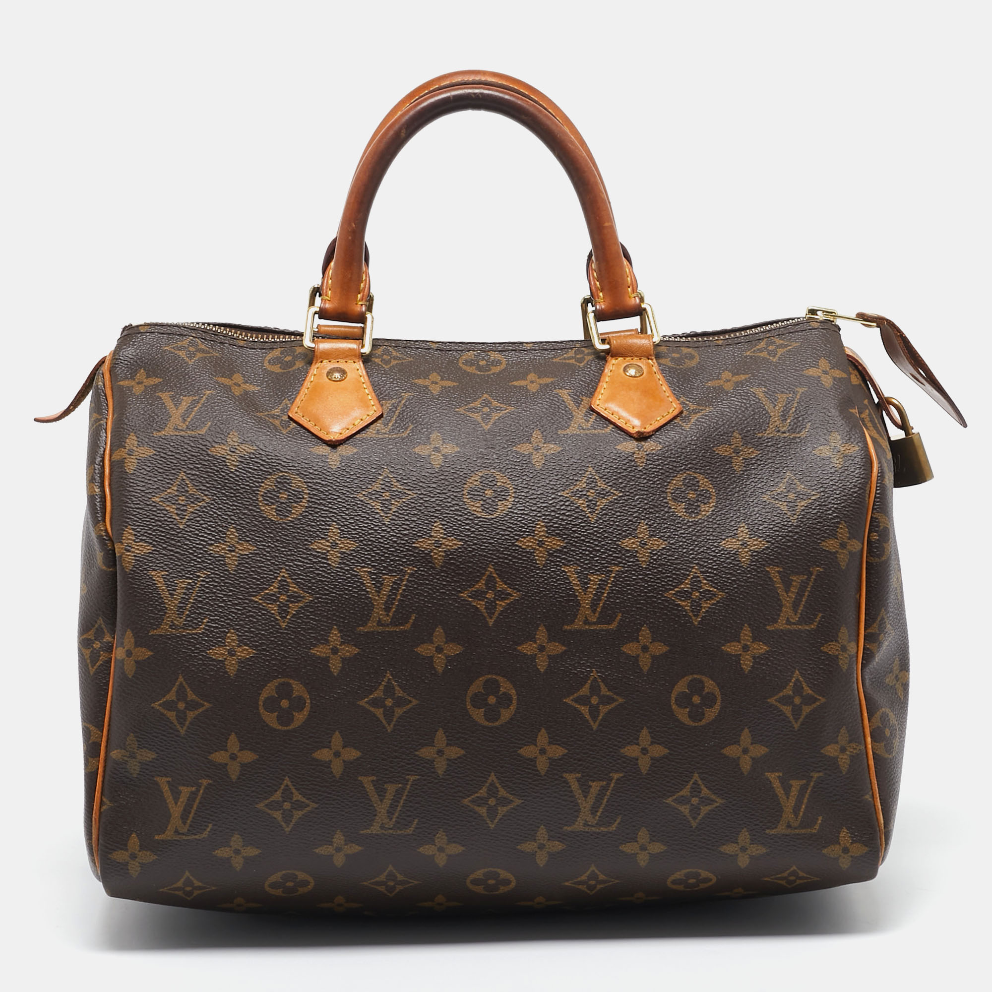 

Louis Vuitton Monogram Canvas Speedy 30 Bag, Brown