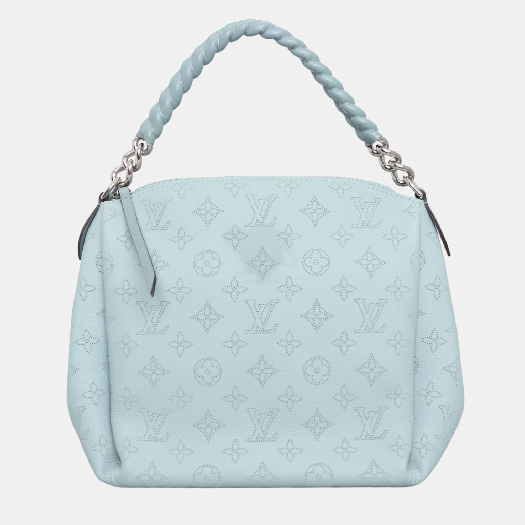 

Louis Vuitton Light Blue Mahina Babylone Chain BB Bag