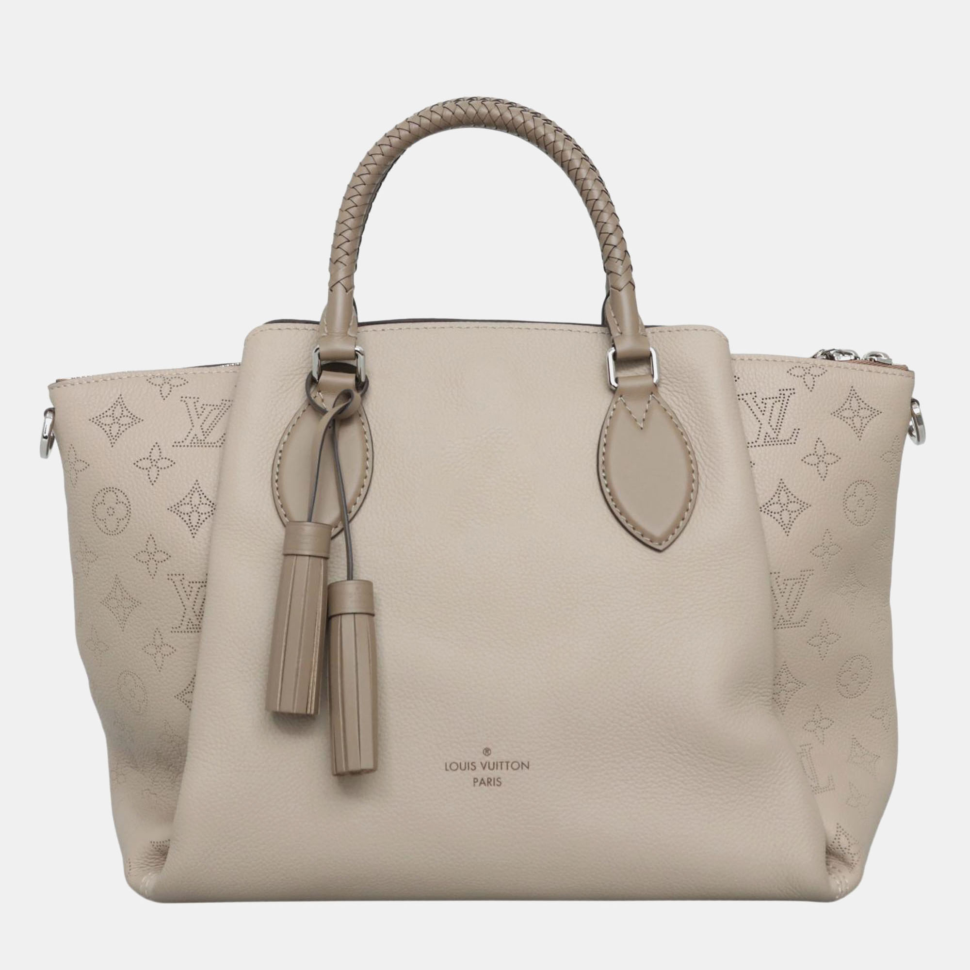 

Louis Vuitton Light Brown Leather Mahina Haumea Bag