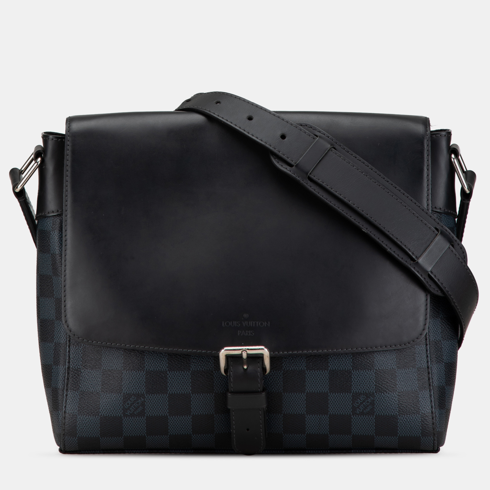 

Louis Vuitton Black Damier Cobalt Newport Messenger PM