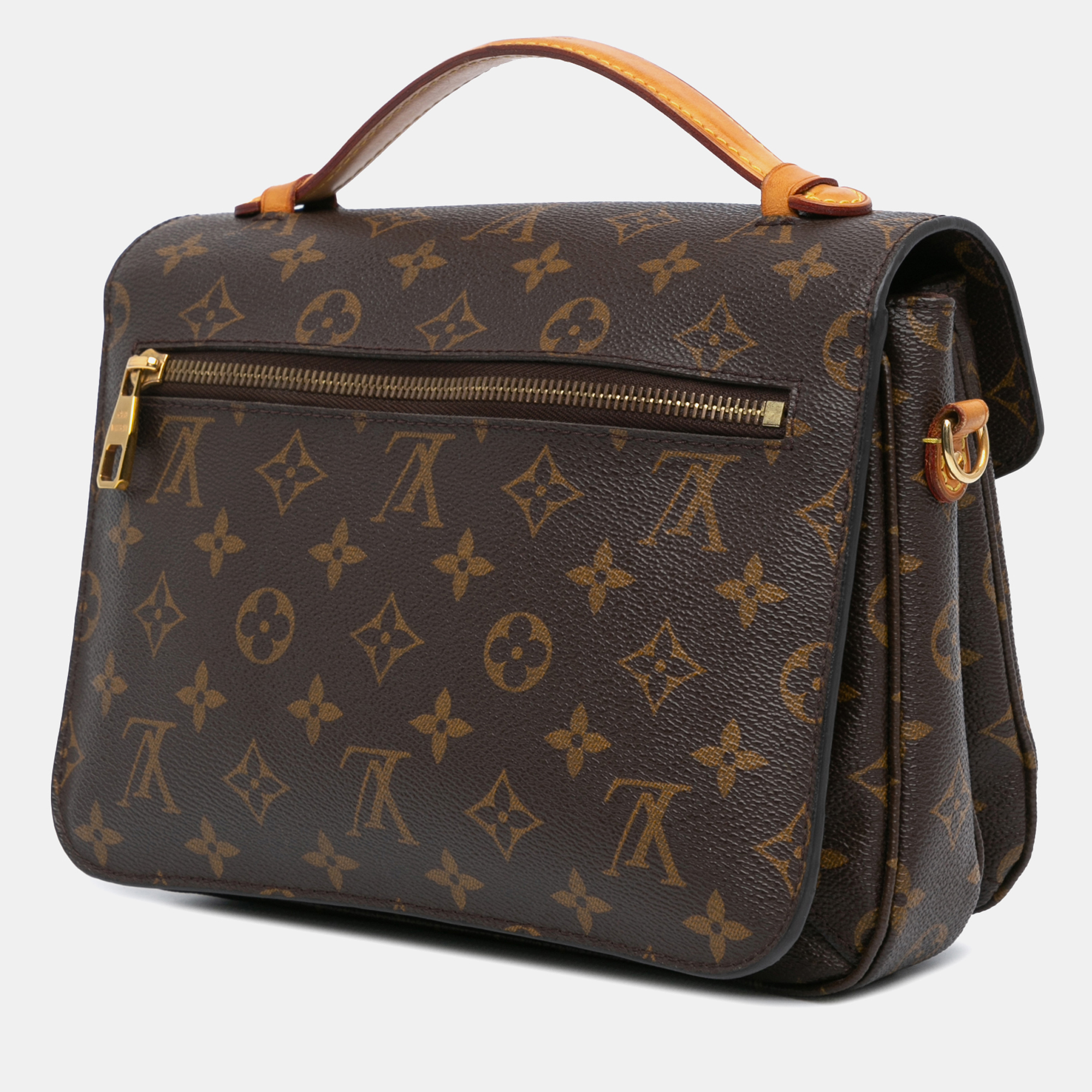 Louis Vuitton Brown Monogram Pochette Metis 