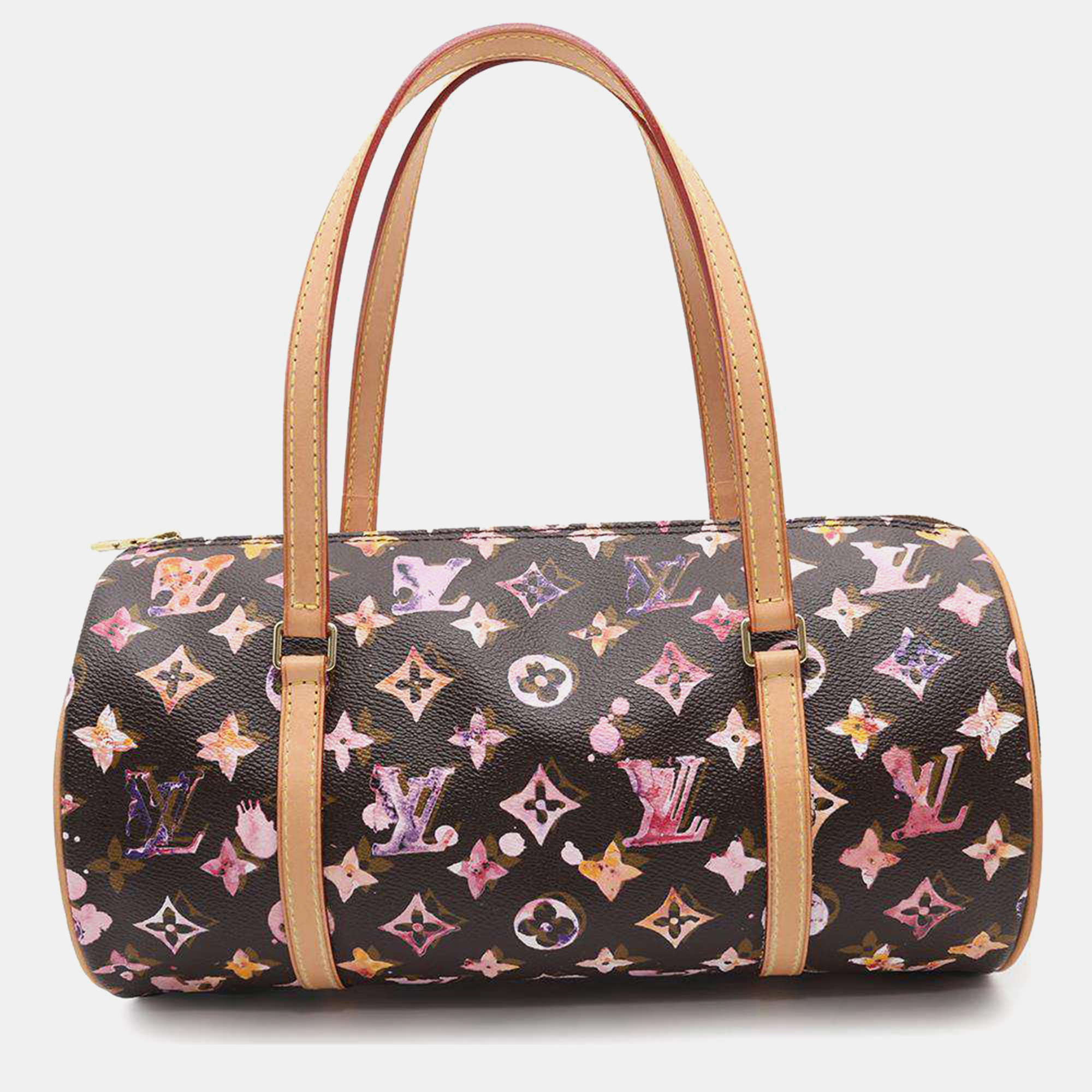 

Louis Vuitton Papillon Brown/Pink Monogram Watercolor Size