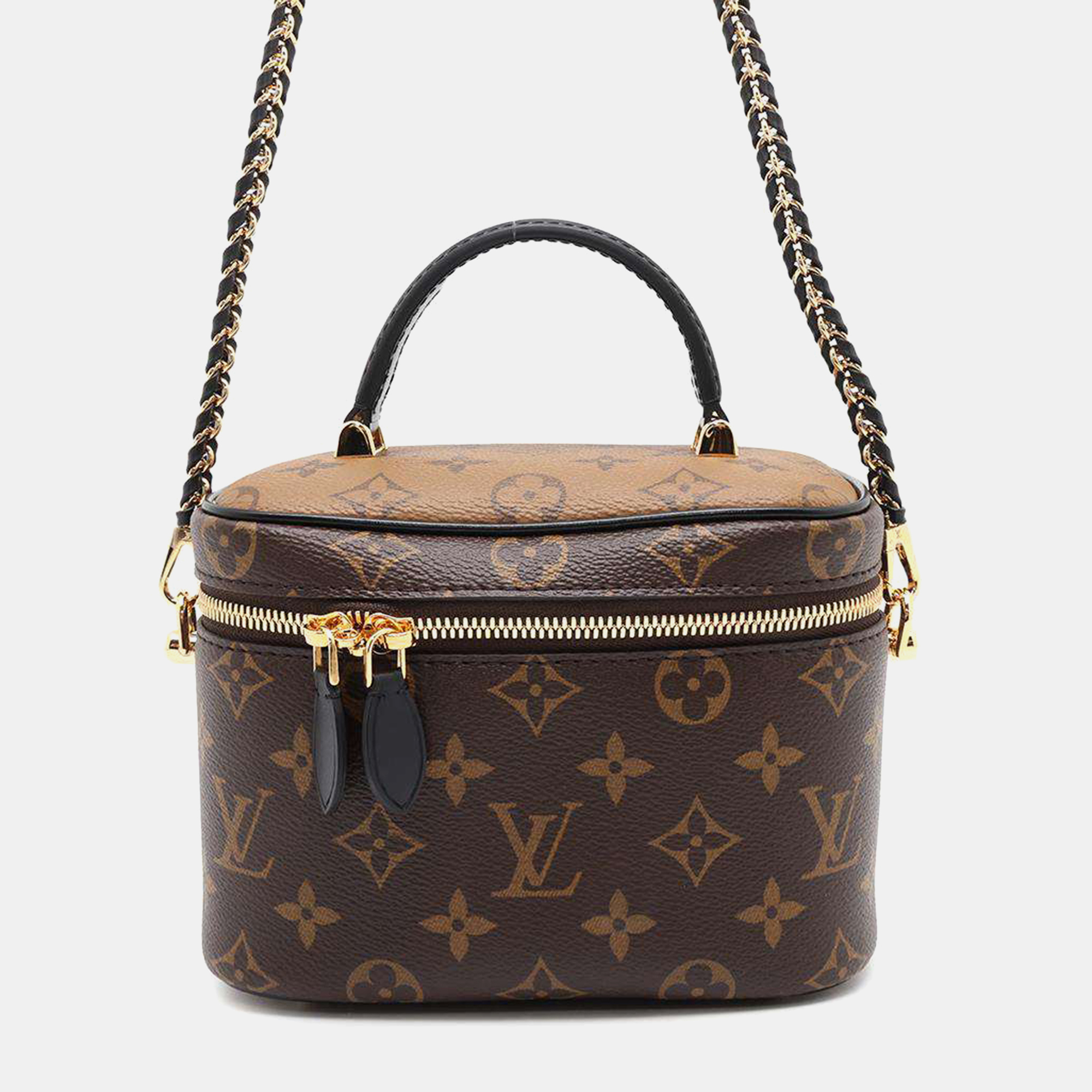 

Louis Vuitton Brown Monogram and Monogram Reverse Coated Canvas Vanity PM Bag