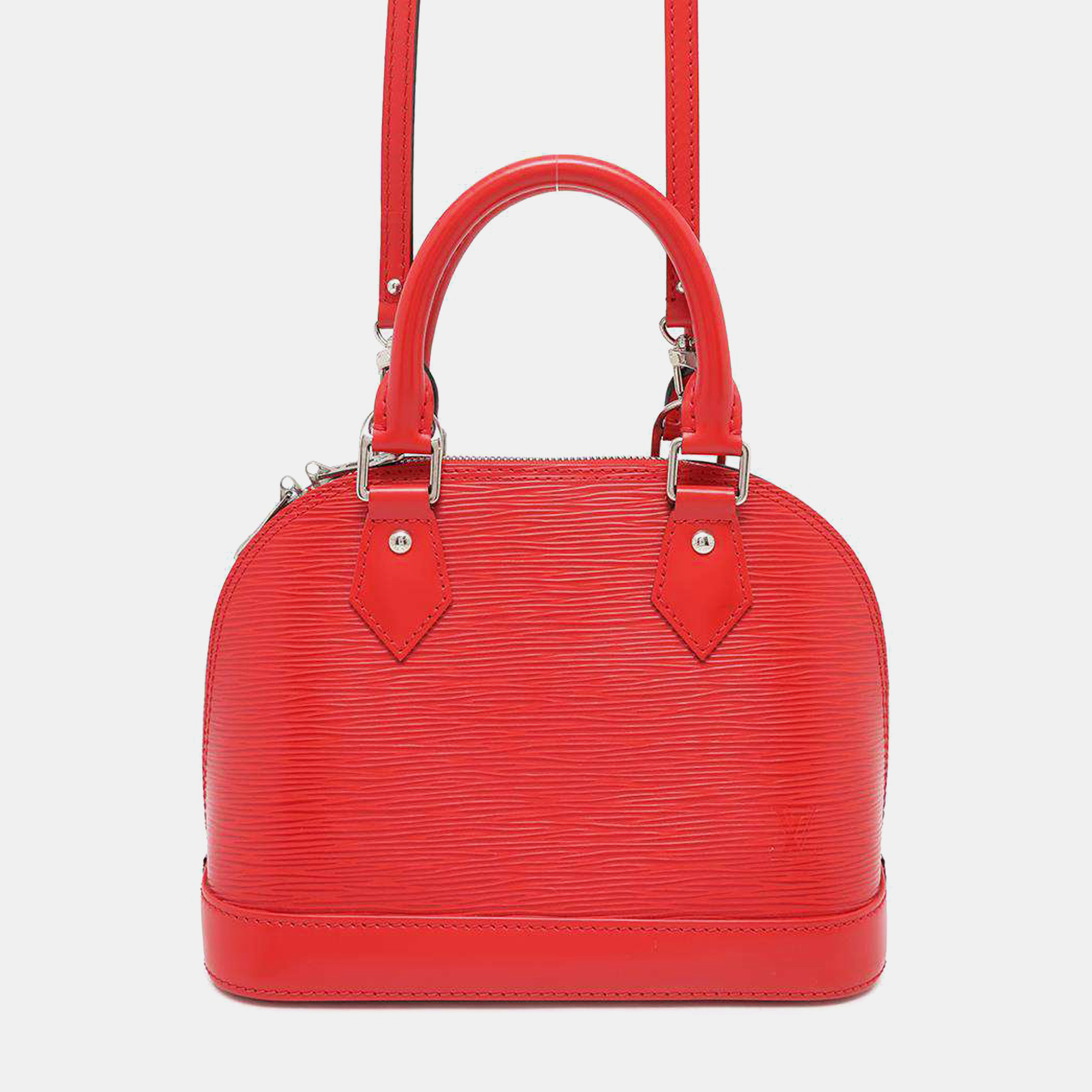 

Louis Vuitton Alma Coquelicot Epi Leather Size Bb, Red