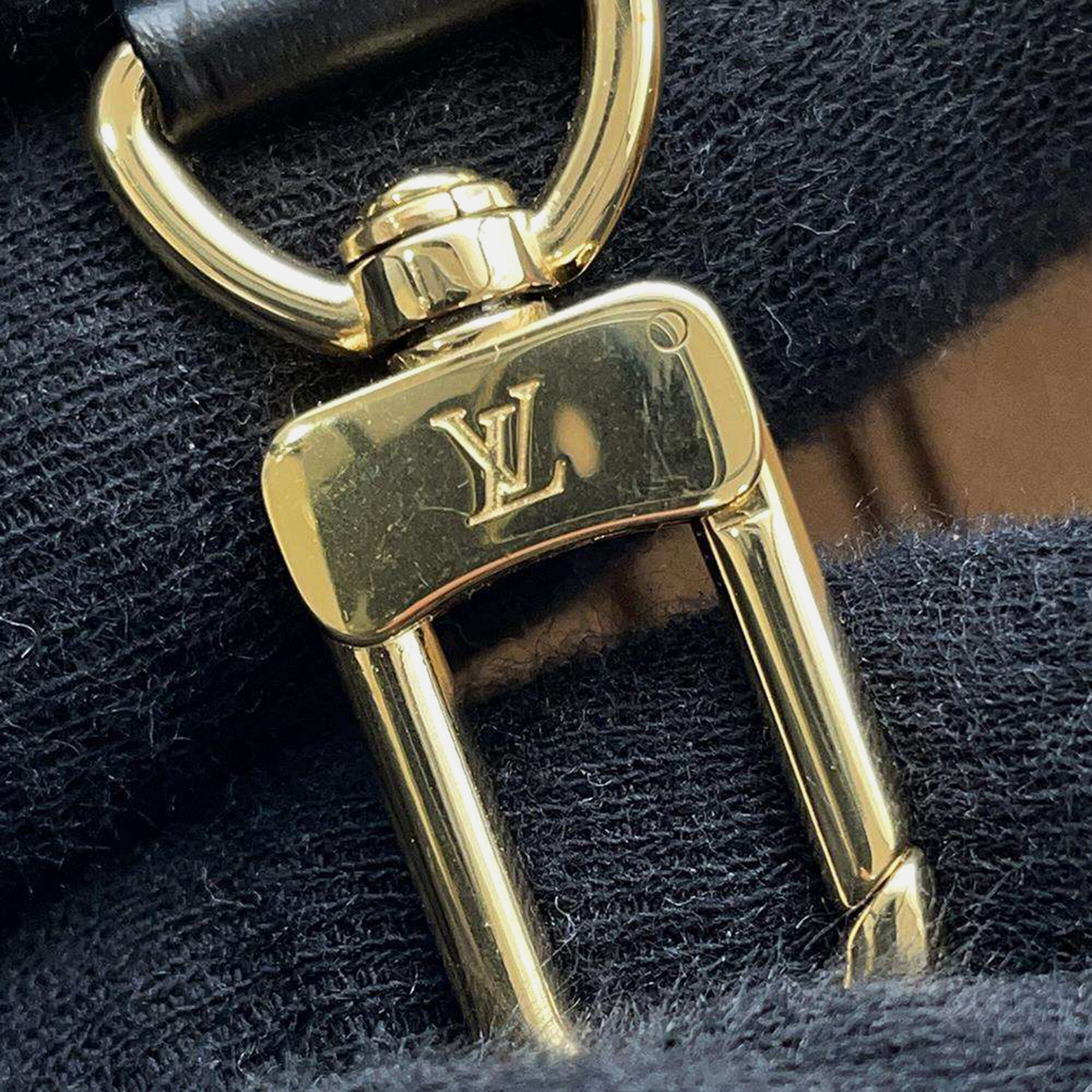 Louis Vuitton Noir/Gold/Silver Monogram Neverfull MM Tote Bag 