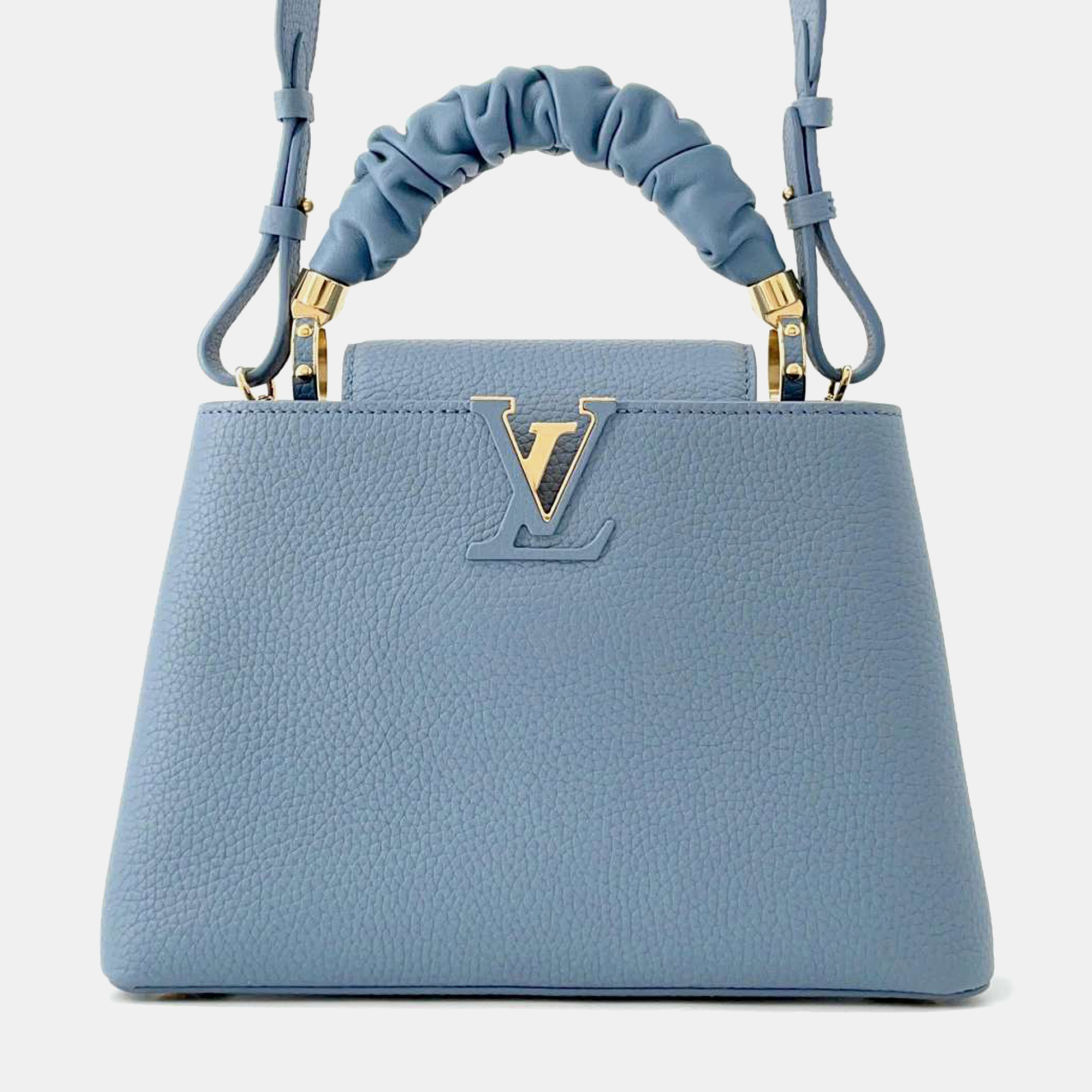 

Louis Vuitton Capucines Dusk Blue Taurillon Leather Size Bb