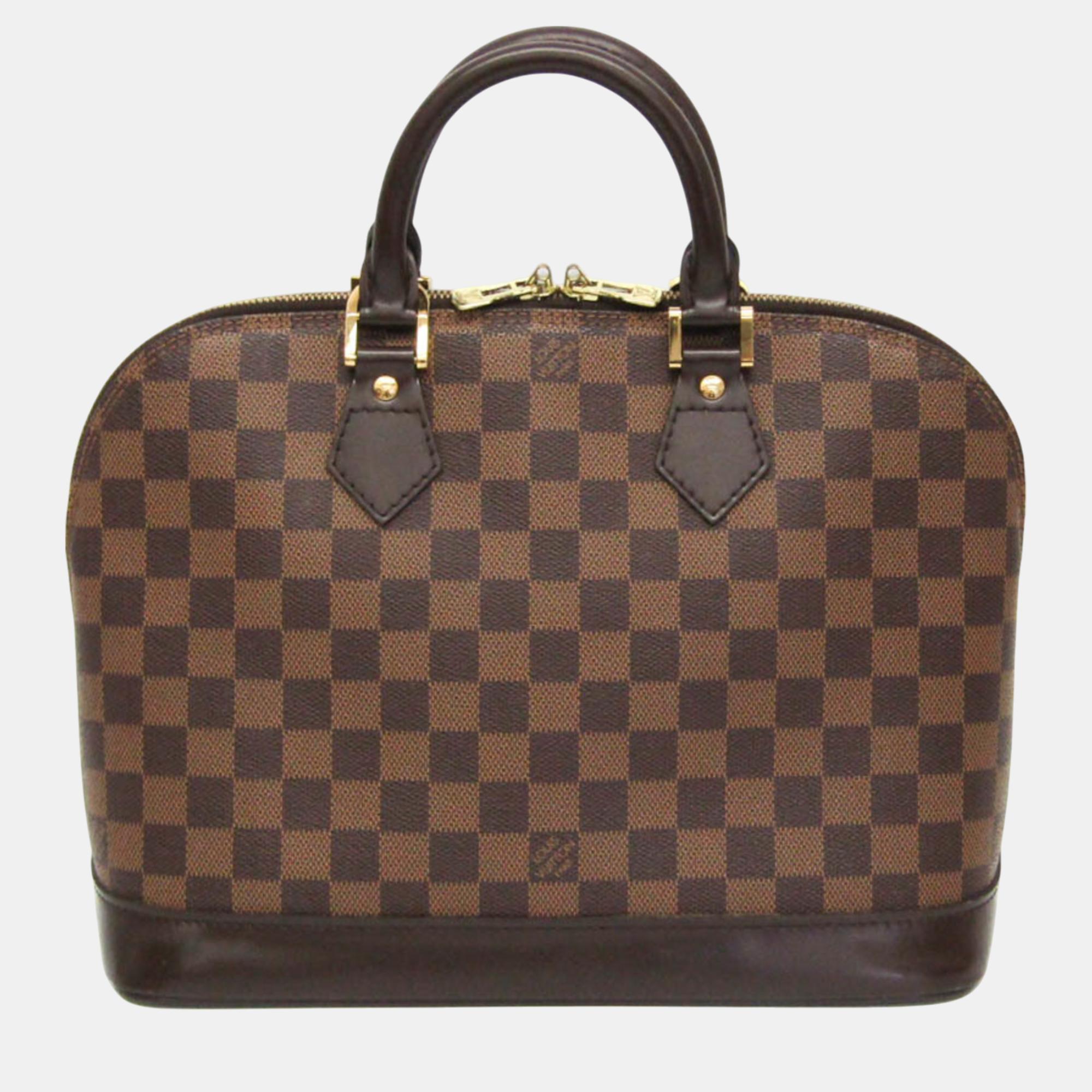 

Louis Vuitton Damier Ebene Alma Handbag, Brown