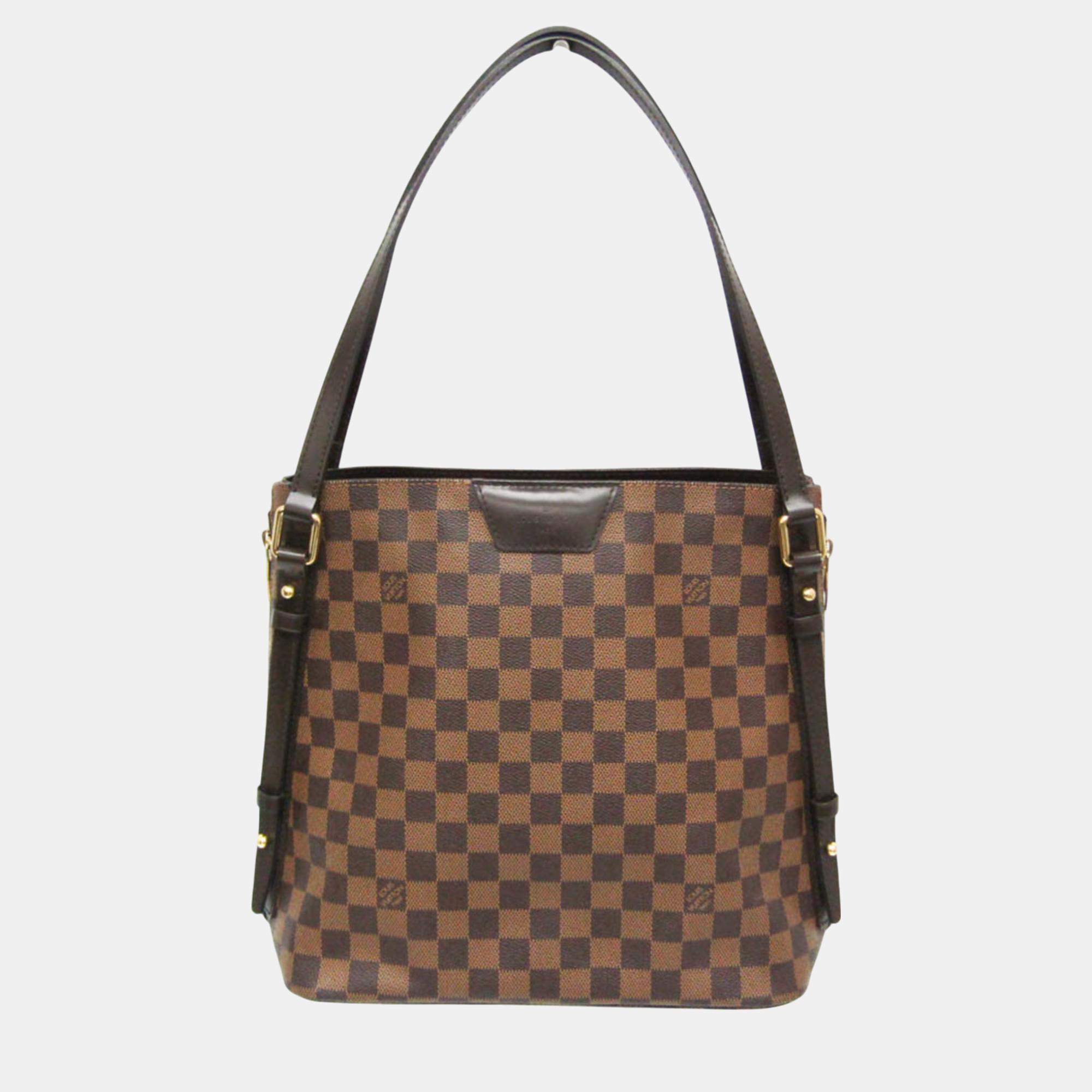 

Louis Vuitton Damier Ebene Canvas Rivington Tote Bag, Brown