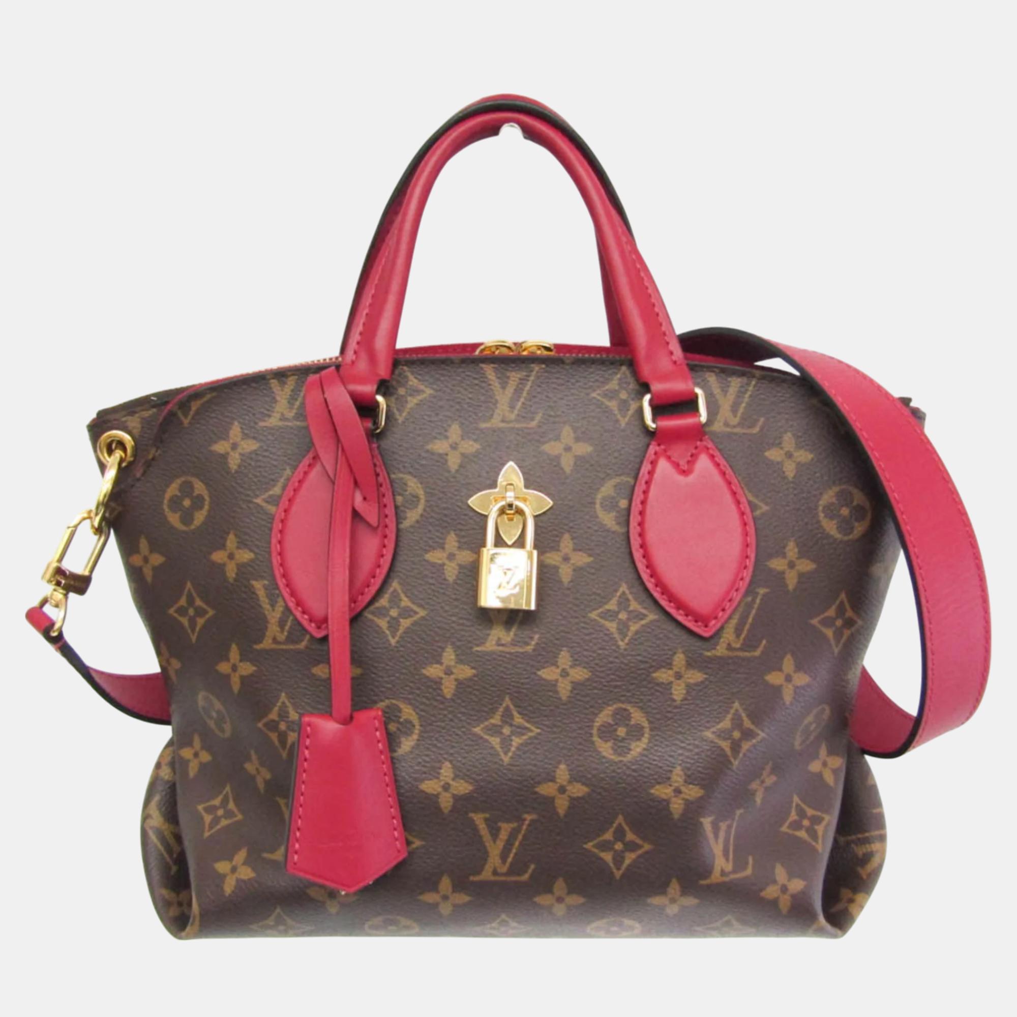 

Louis Vuitton Monogram Flower Zipped Tote PM Shoulder Bag, Brown