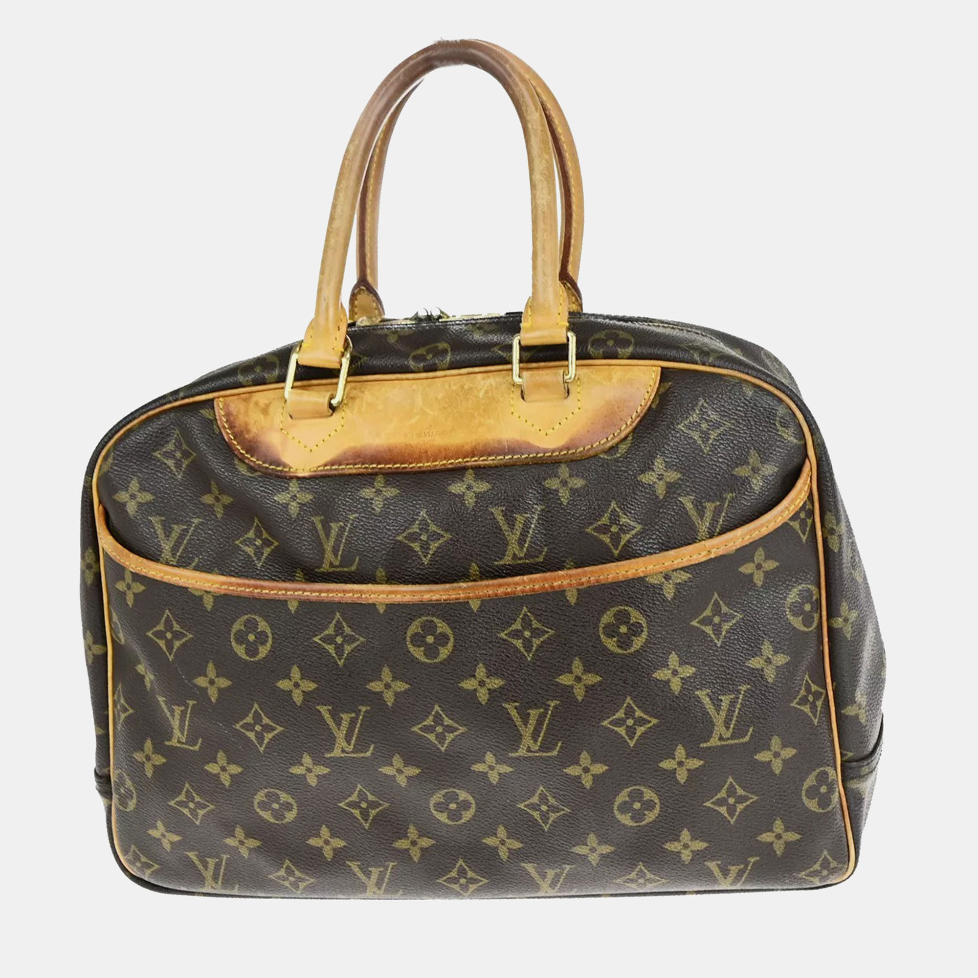 

Louis Vuitton Brown Monogram Canvas Deauville Bowling Vanity Handbag